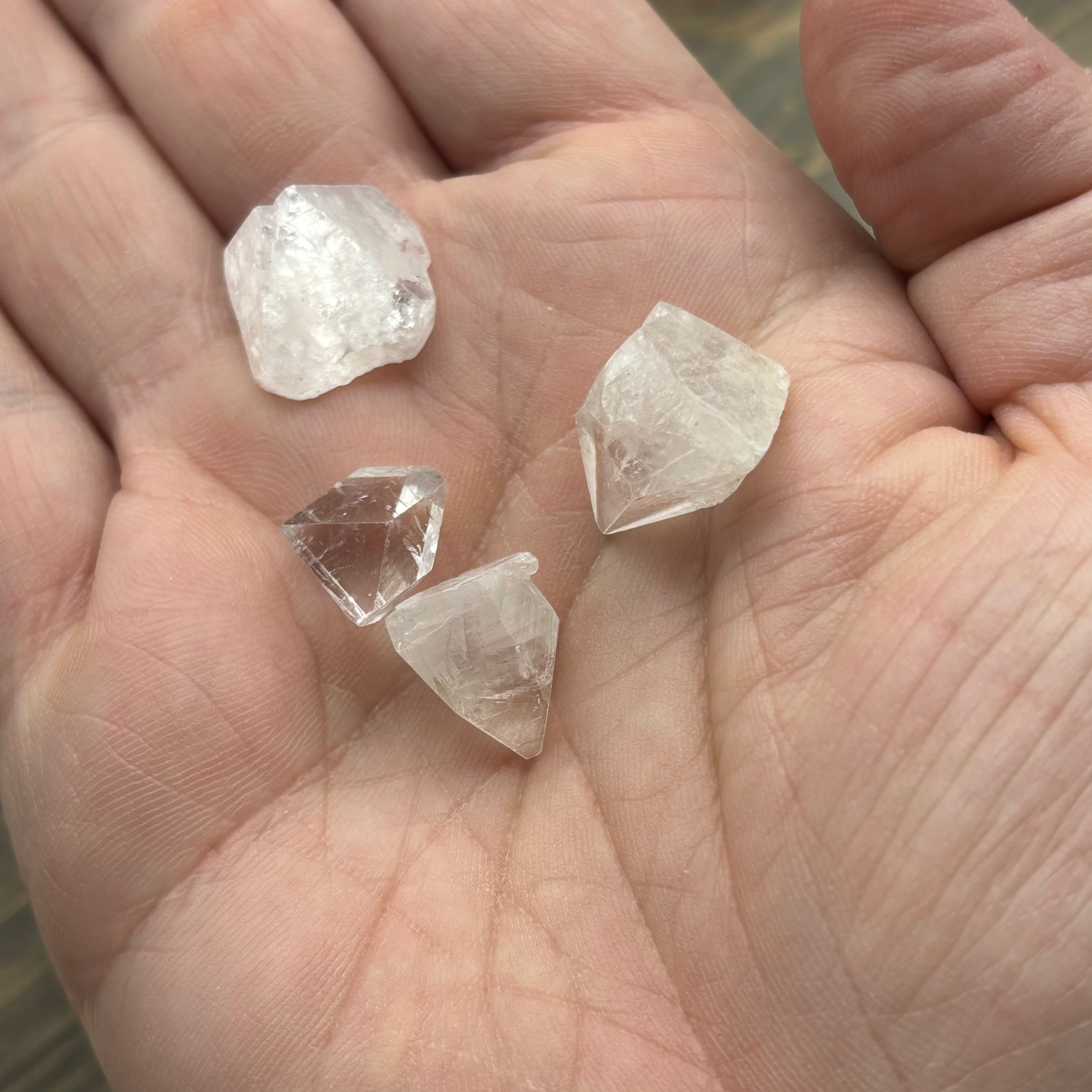 Apophyllite Point for Pure Quartz Test Tube