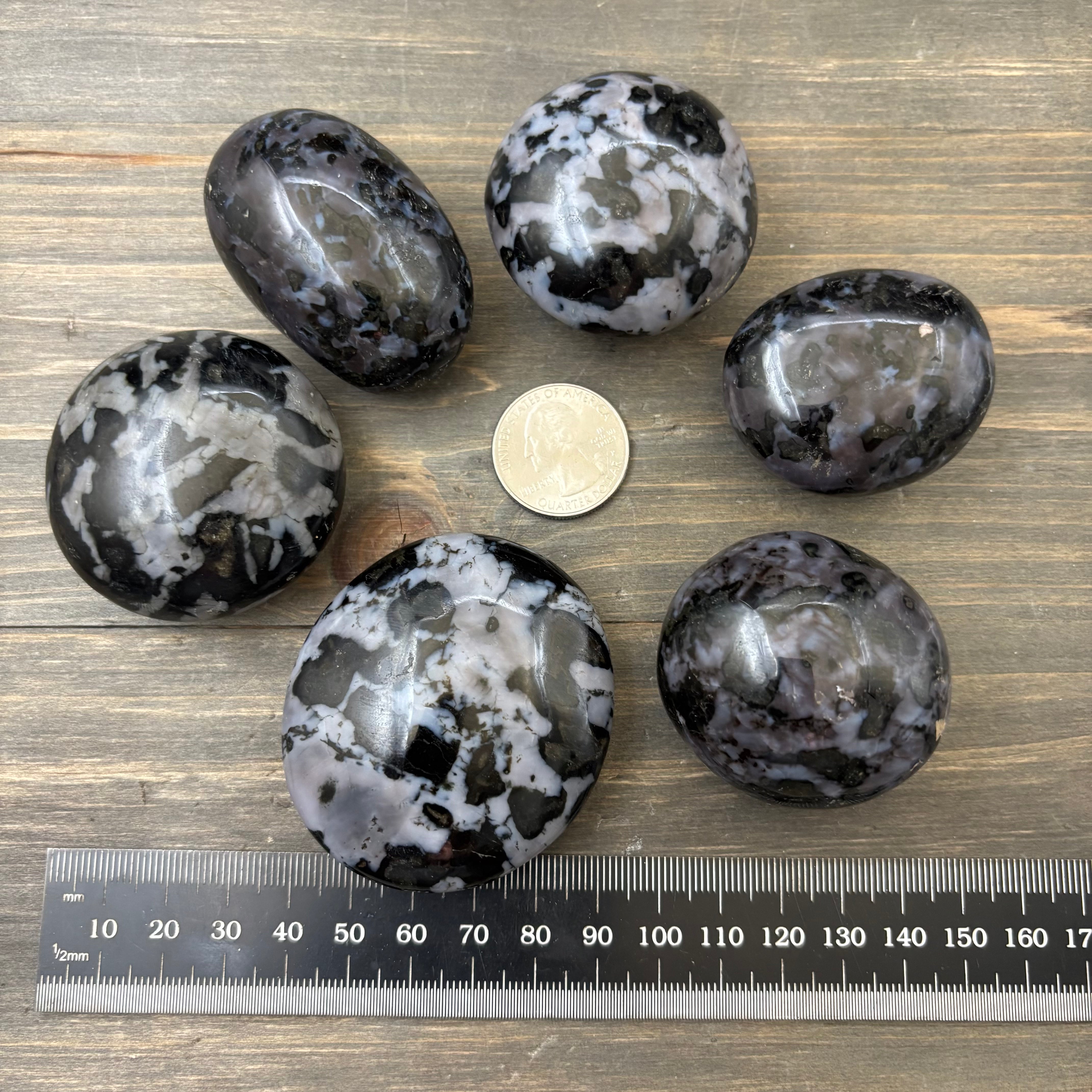 Indigo Gabbro Palm Stone
