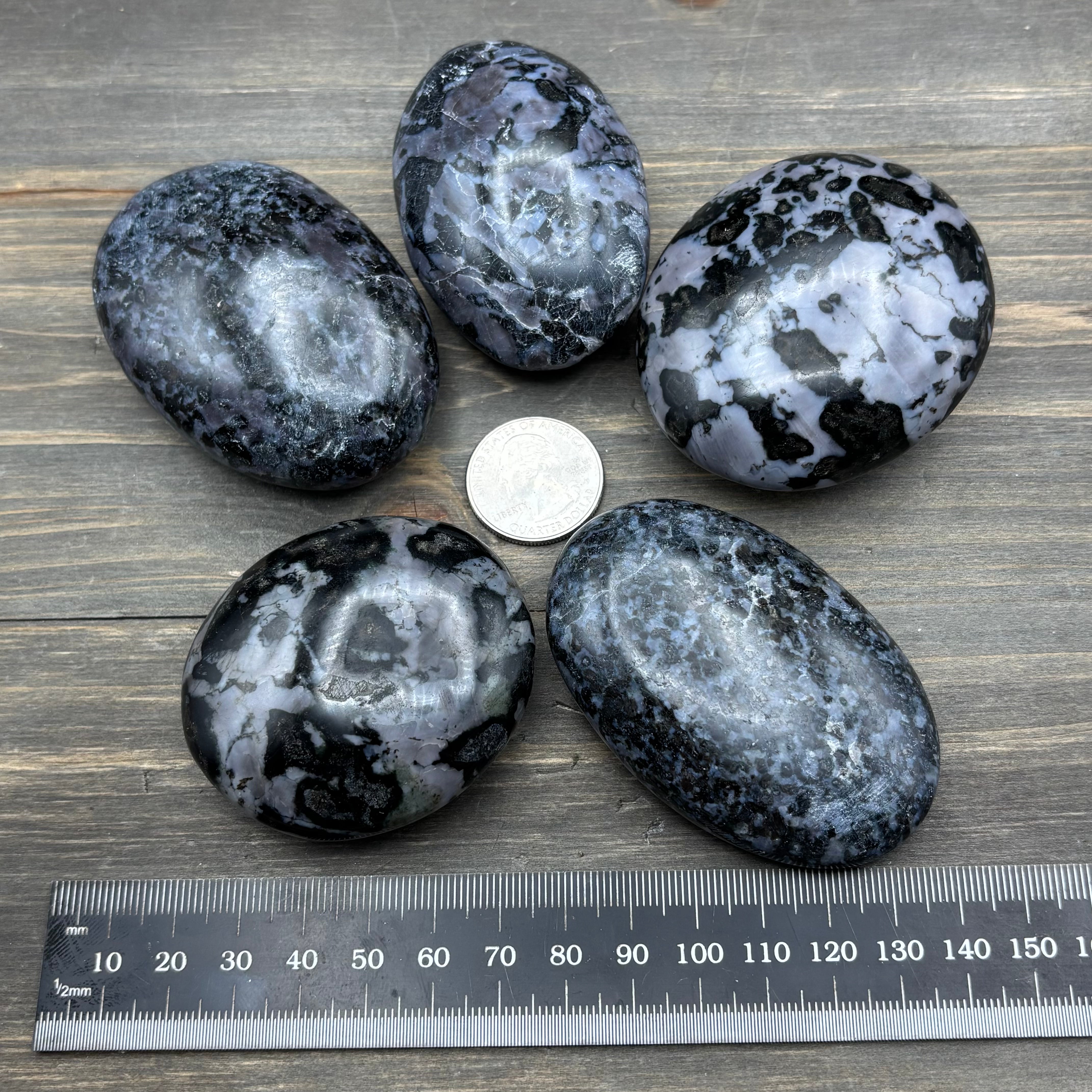 Indigo Gabbro Palm Stone