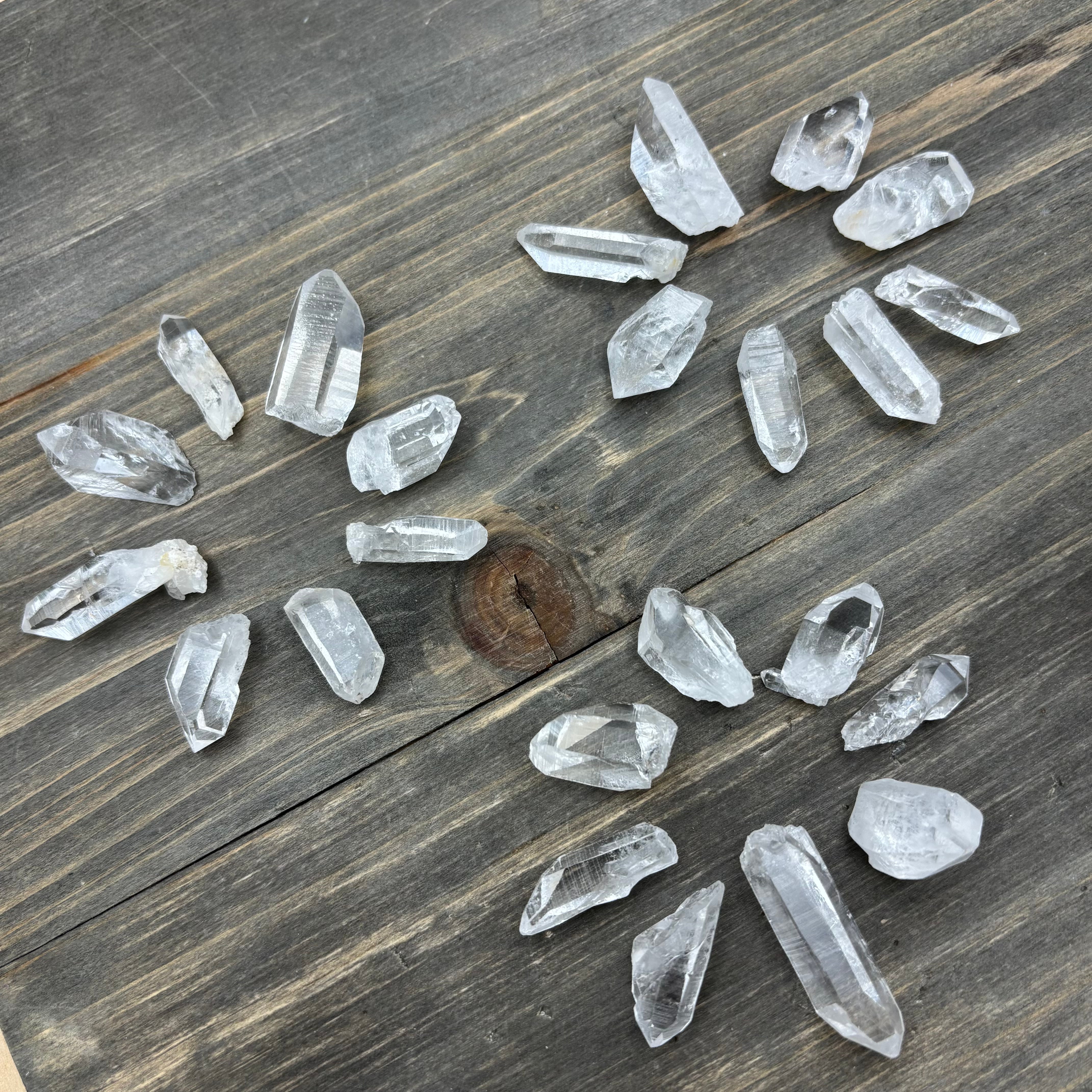 Quartz Crystal Points, Arkansas, Kit of 8