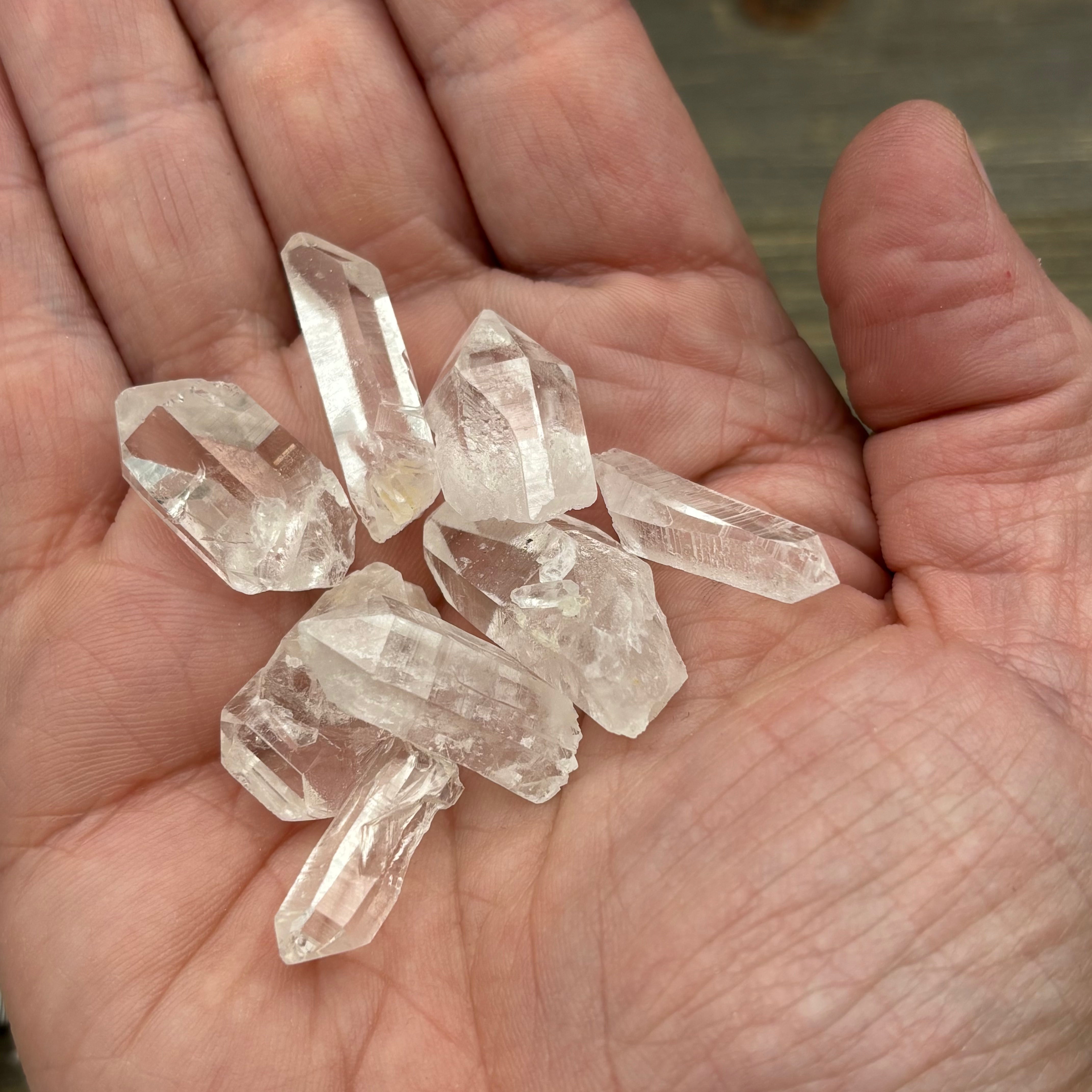 Quartz Crystal Points, Arkansas, Kit of 8