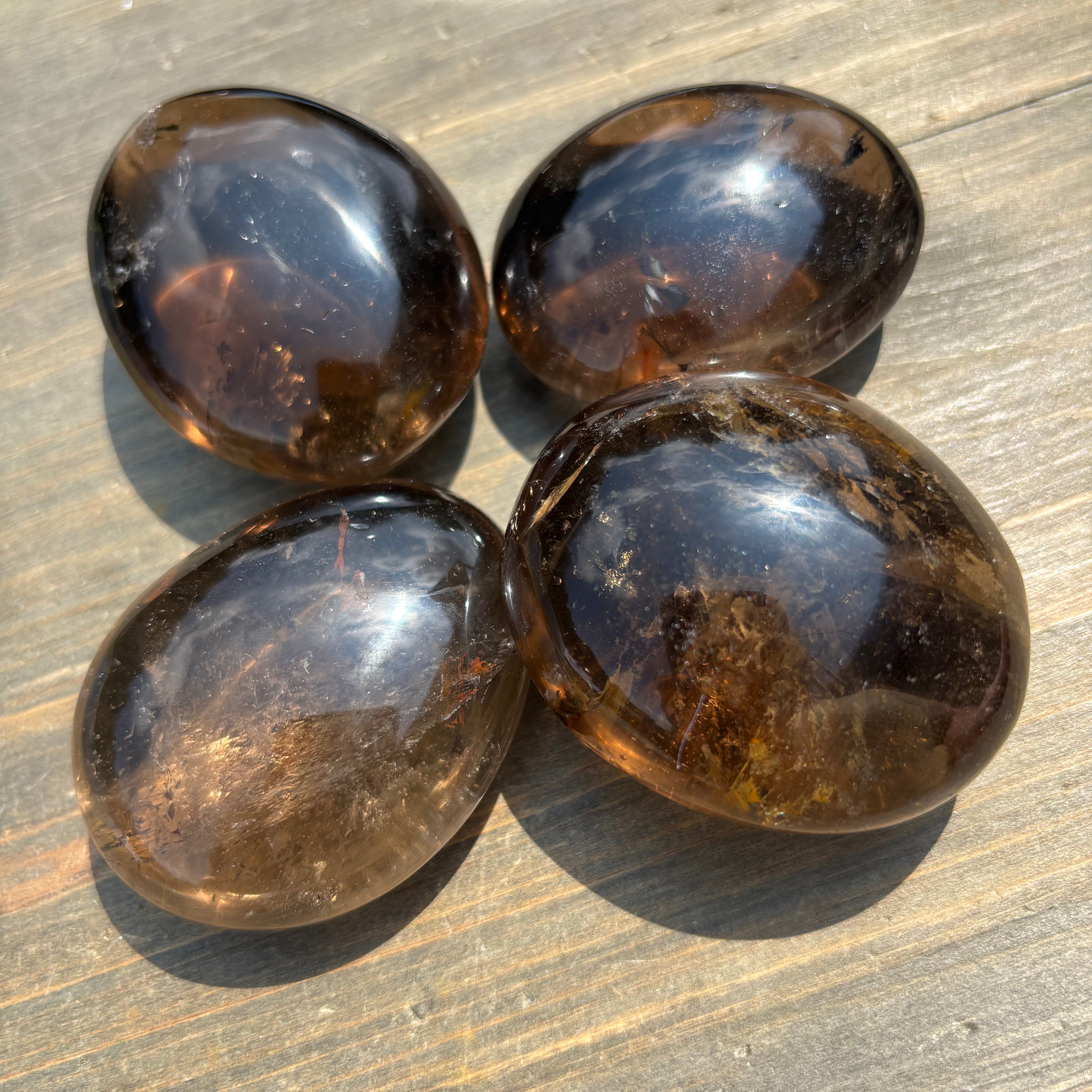 Smoky Quartz Orb, Kit of 4