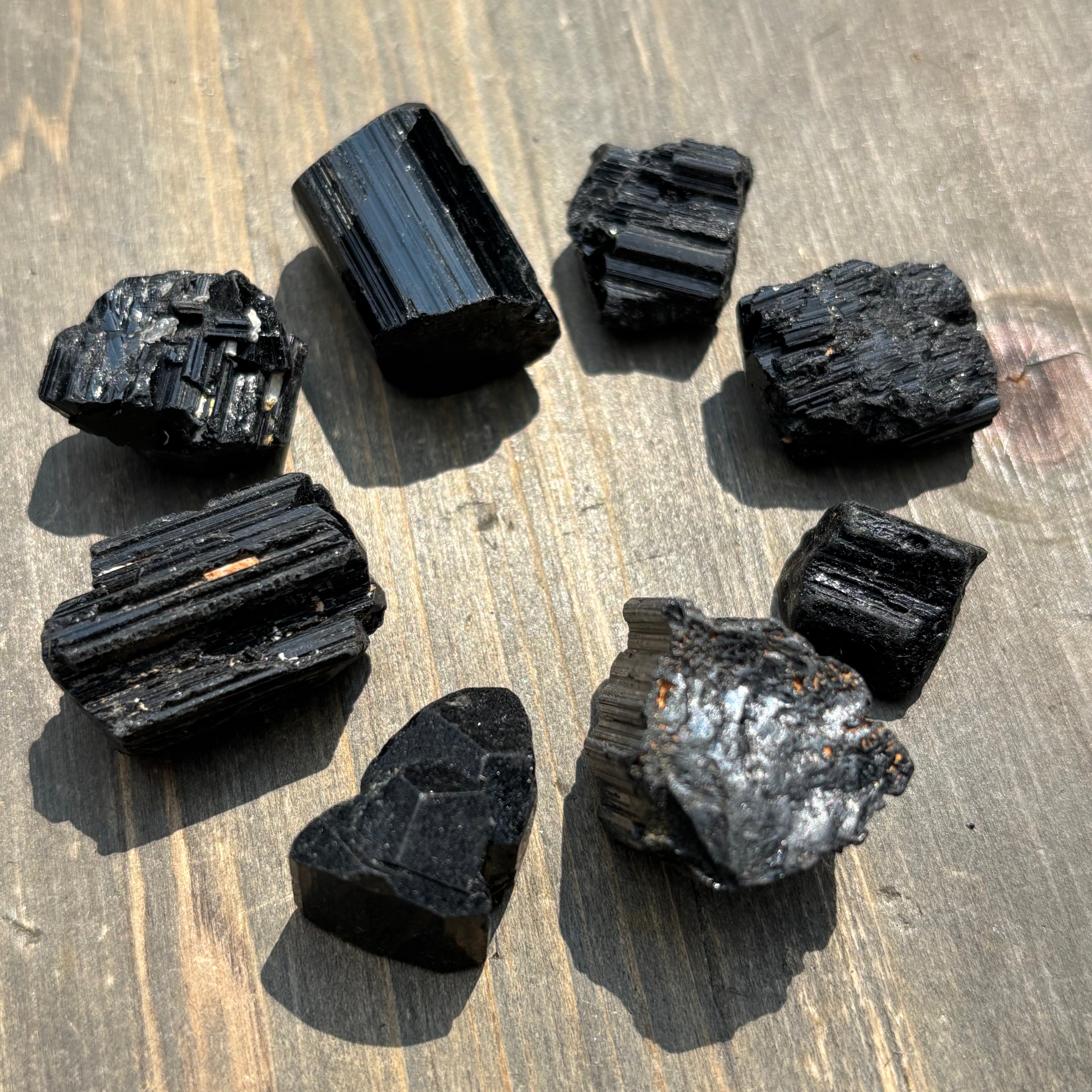 Black Tourmaline, Kit of 8