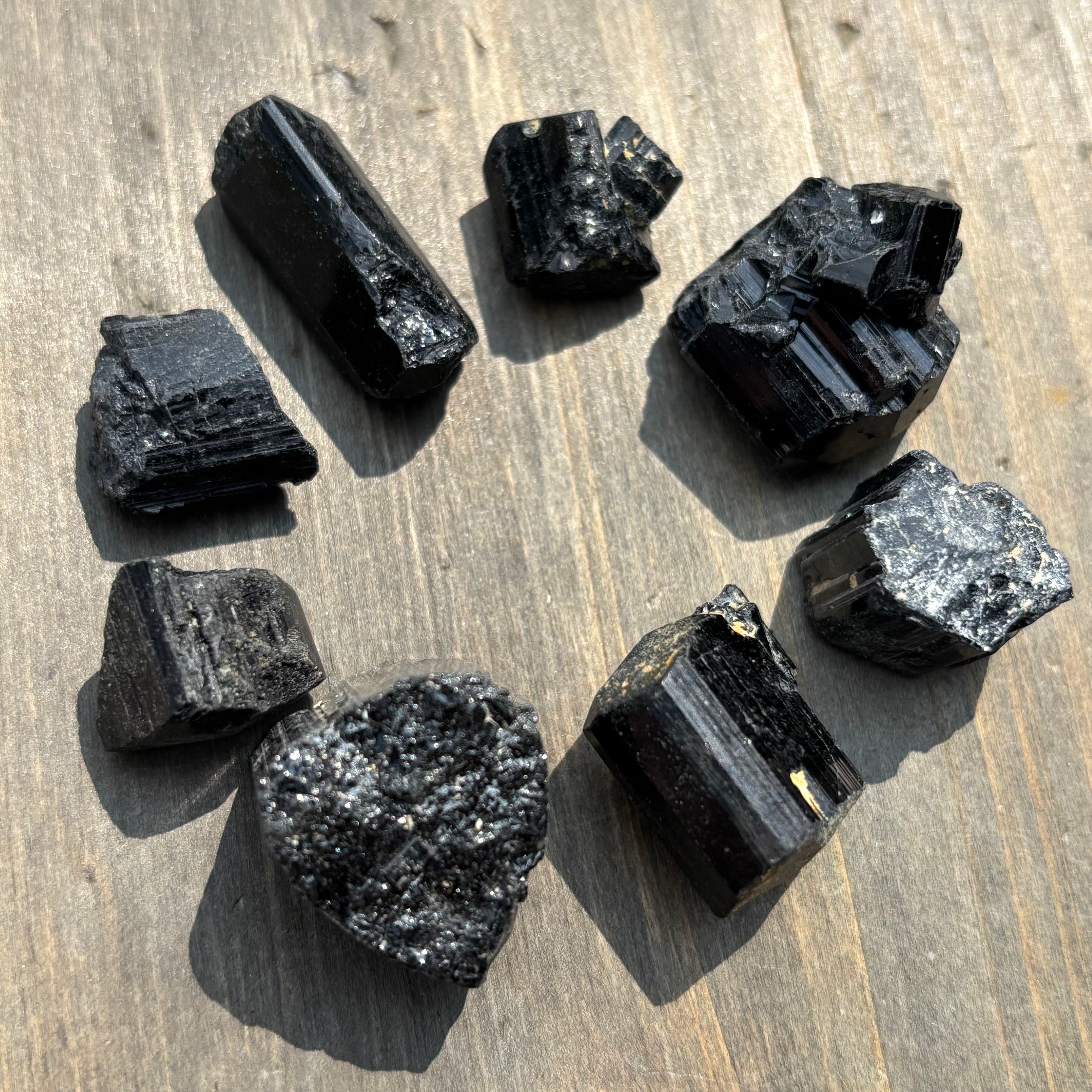 Black Tourmaline, Kit of 8