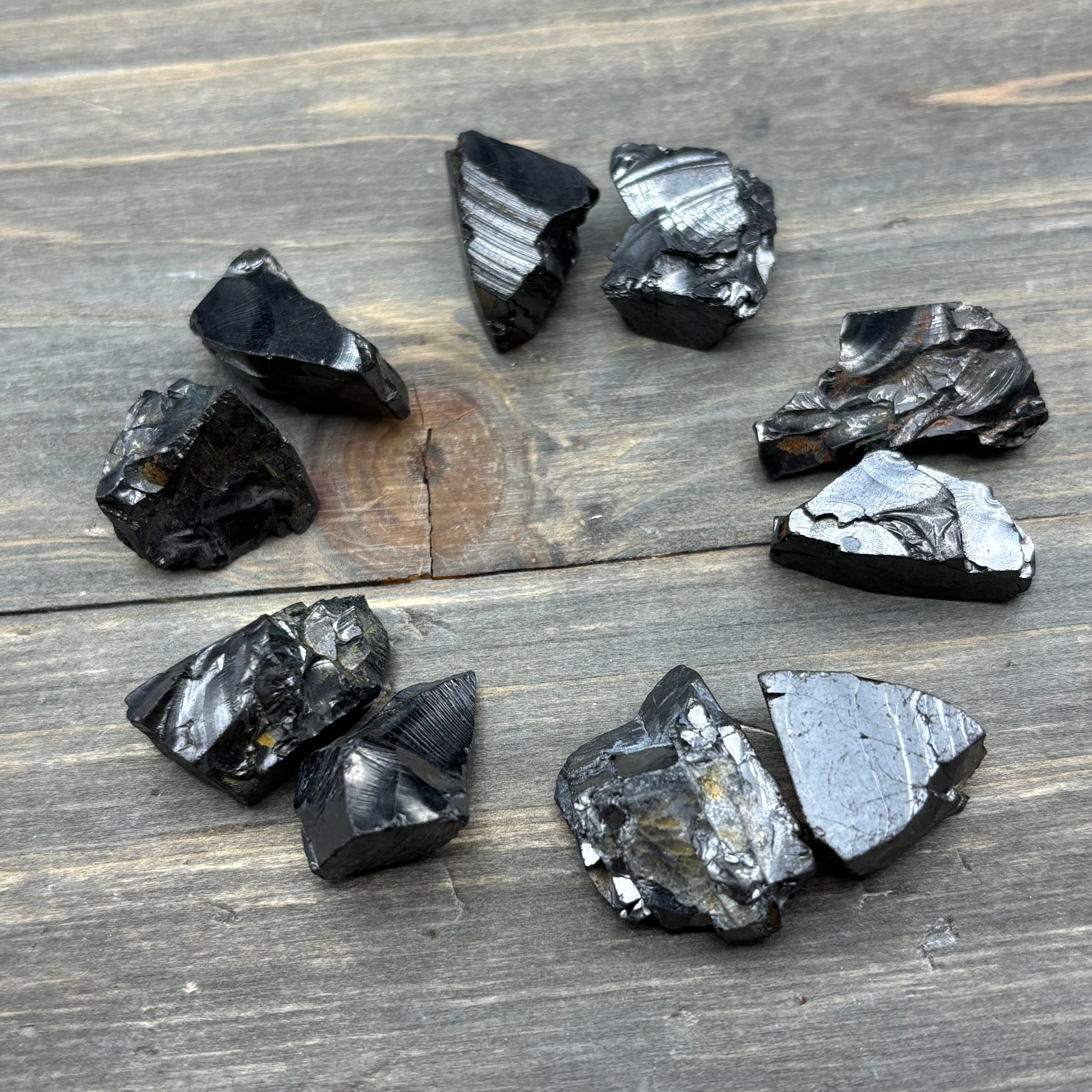 Shungite Point Pair