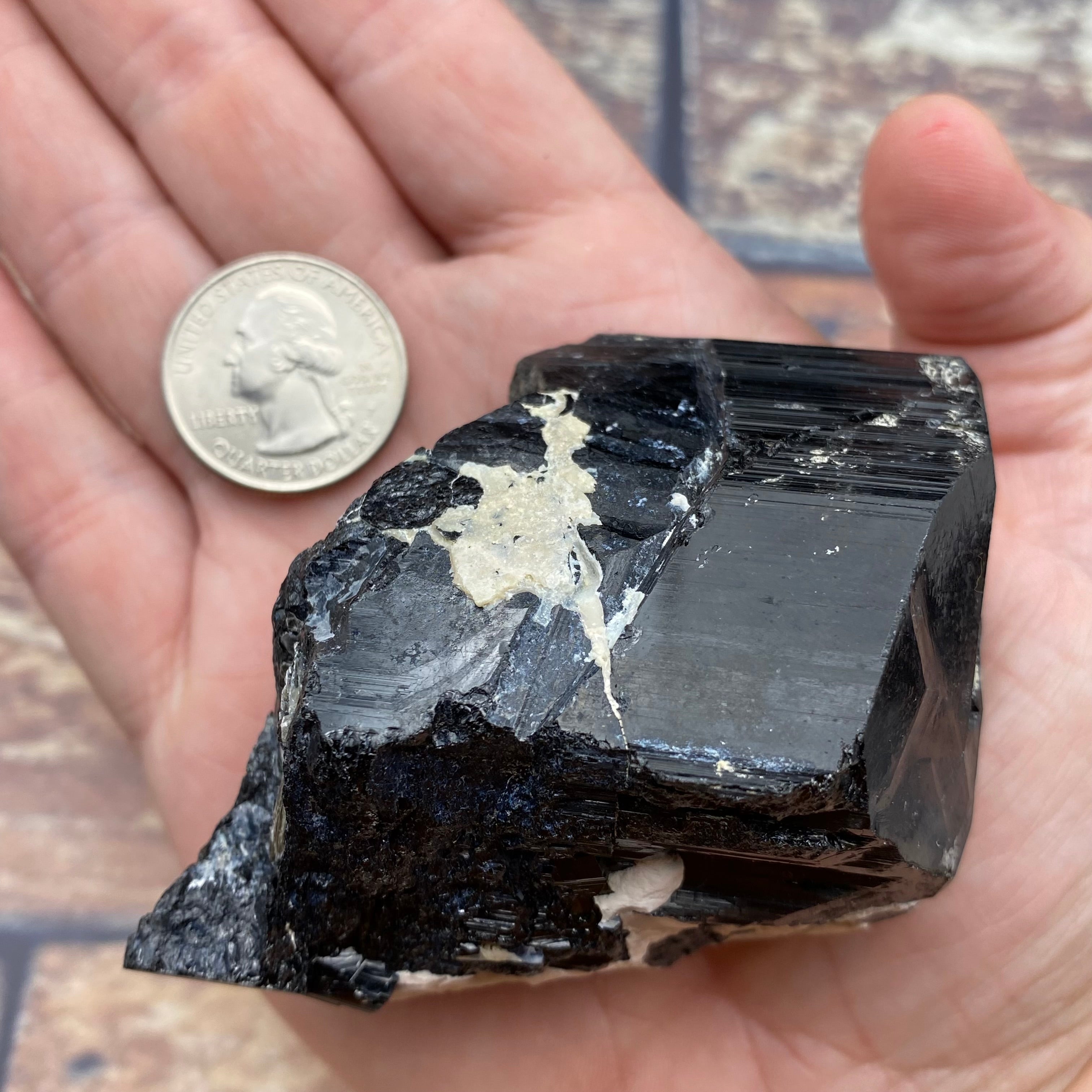 Black Tourmaline, Madagascar - 030