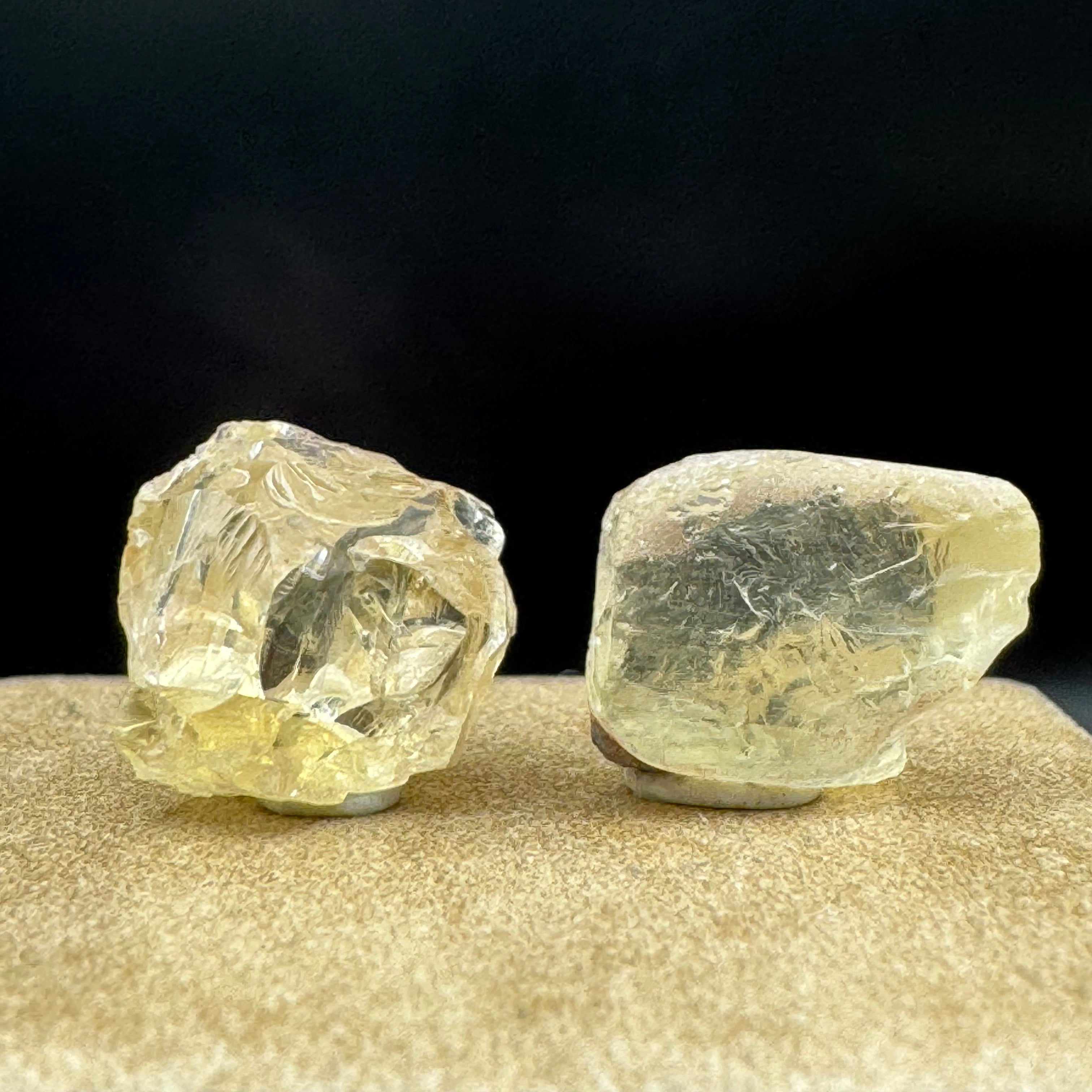 Sunstone Crystal Point Pair