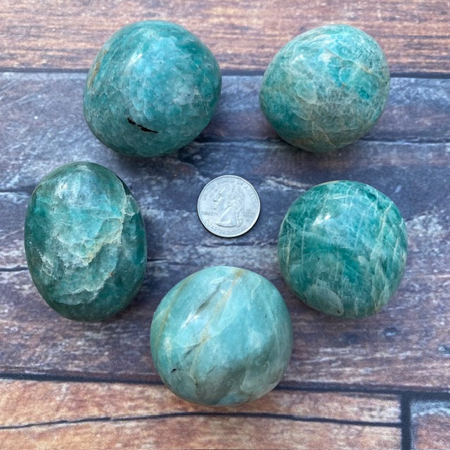 Amazonite Palm Stone