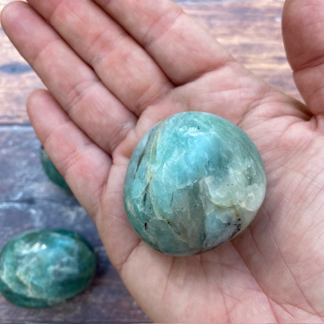 Amazonite Palm Stone