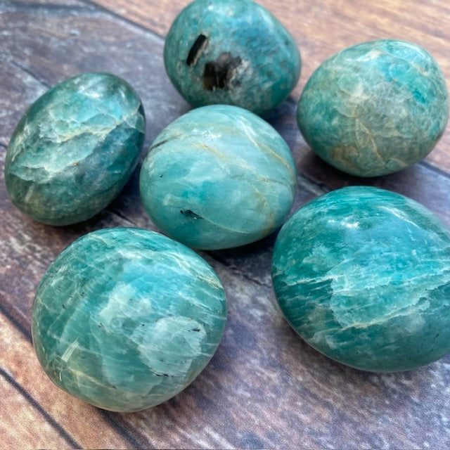Amazonite Palm Stone