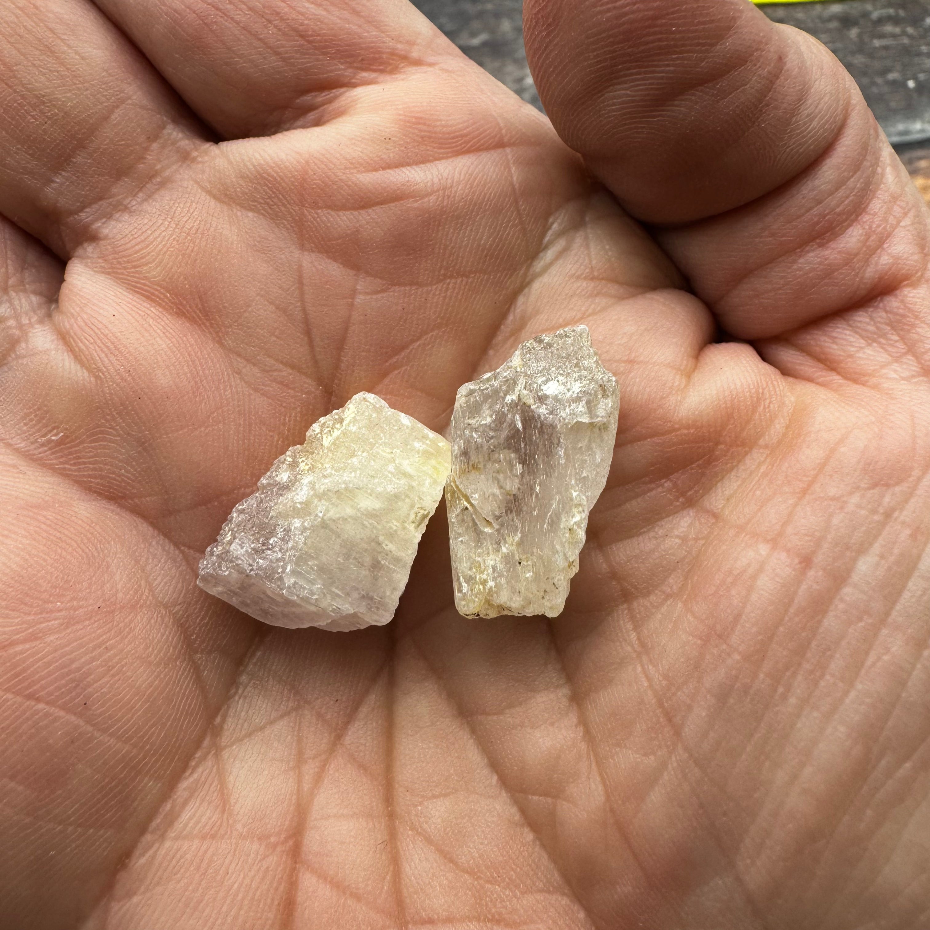 Kunzite Point Pair