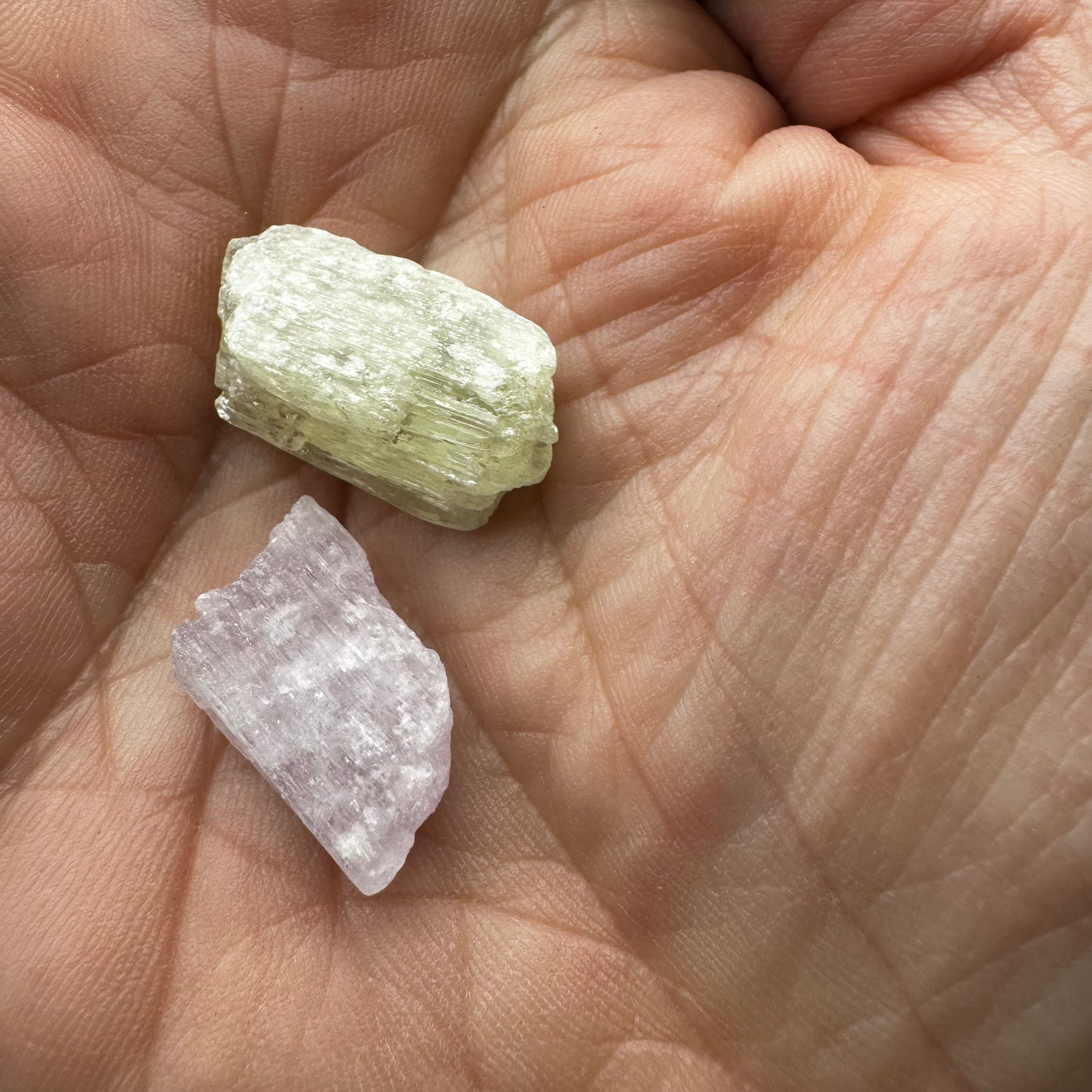 Kunzite Point Pair