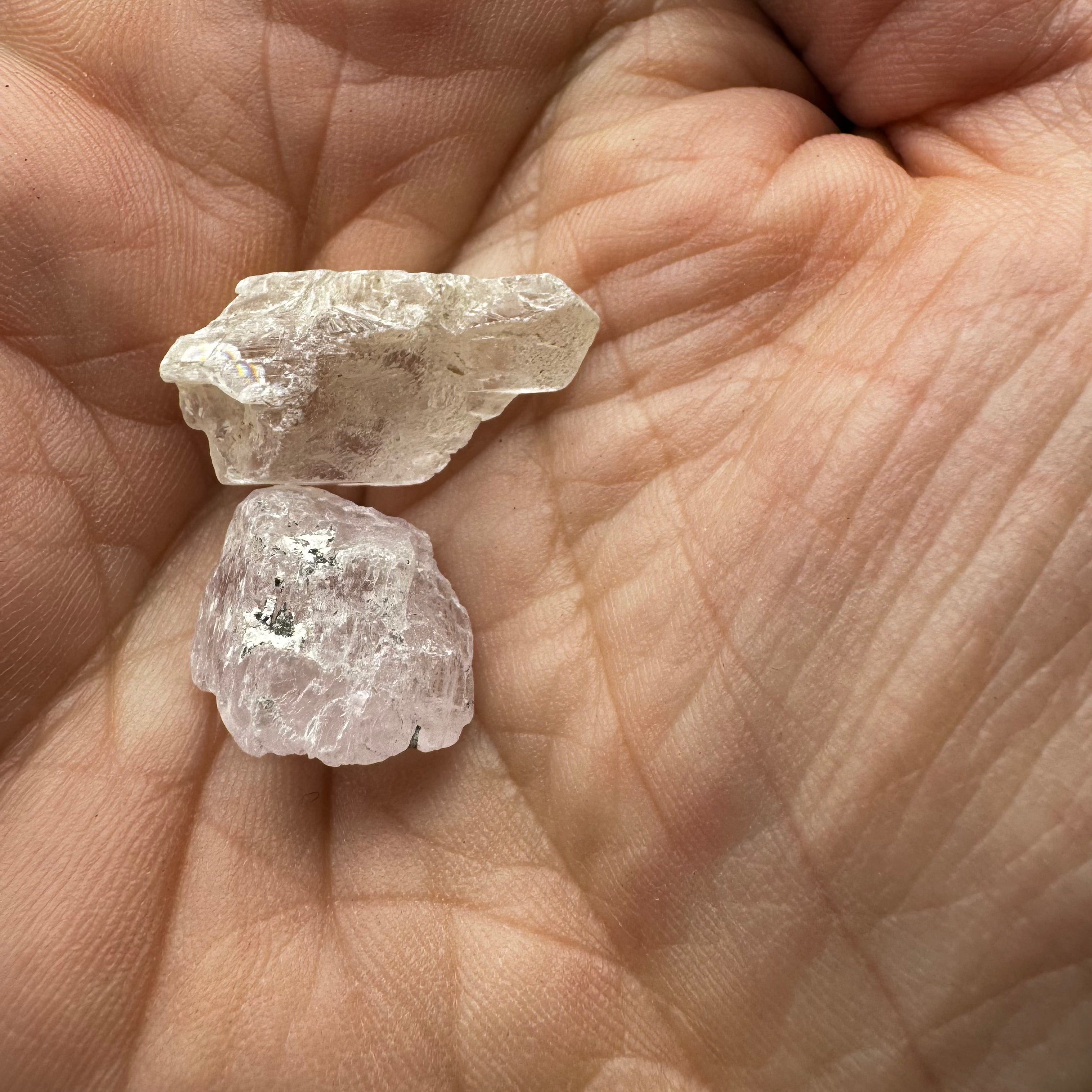Kunzite Point Pair