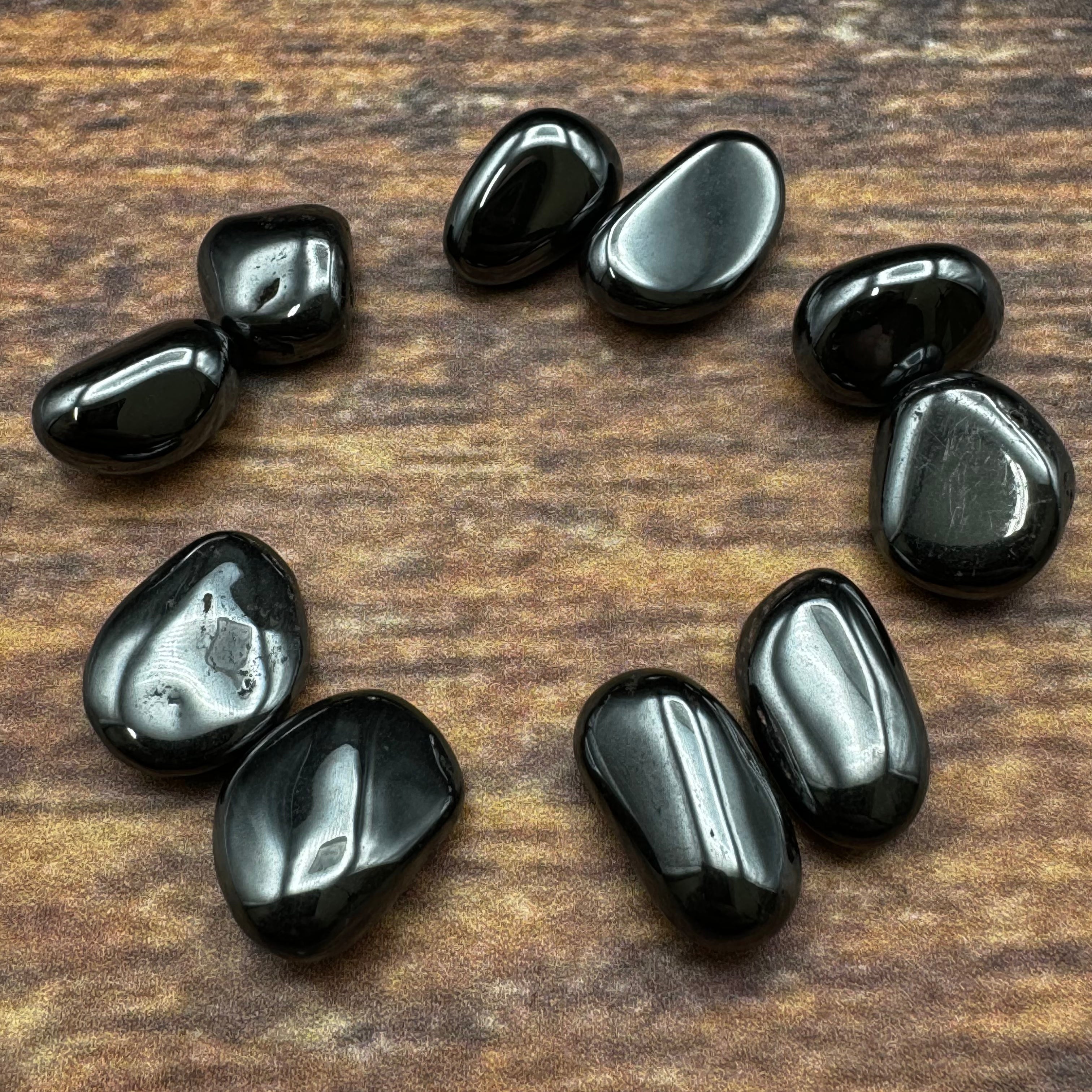Hematite Point Pair, Polished
