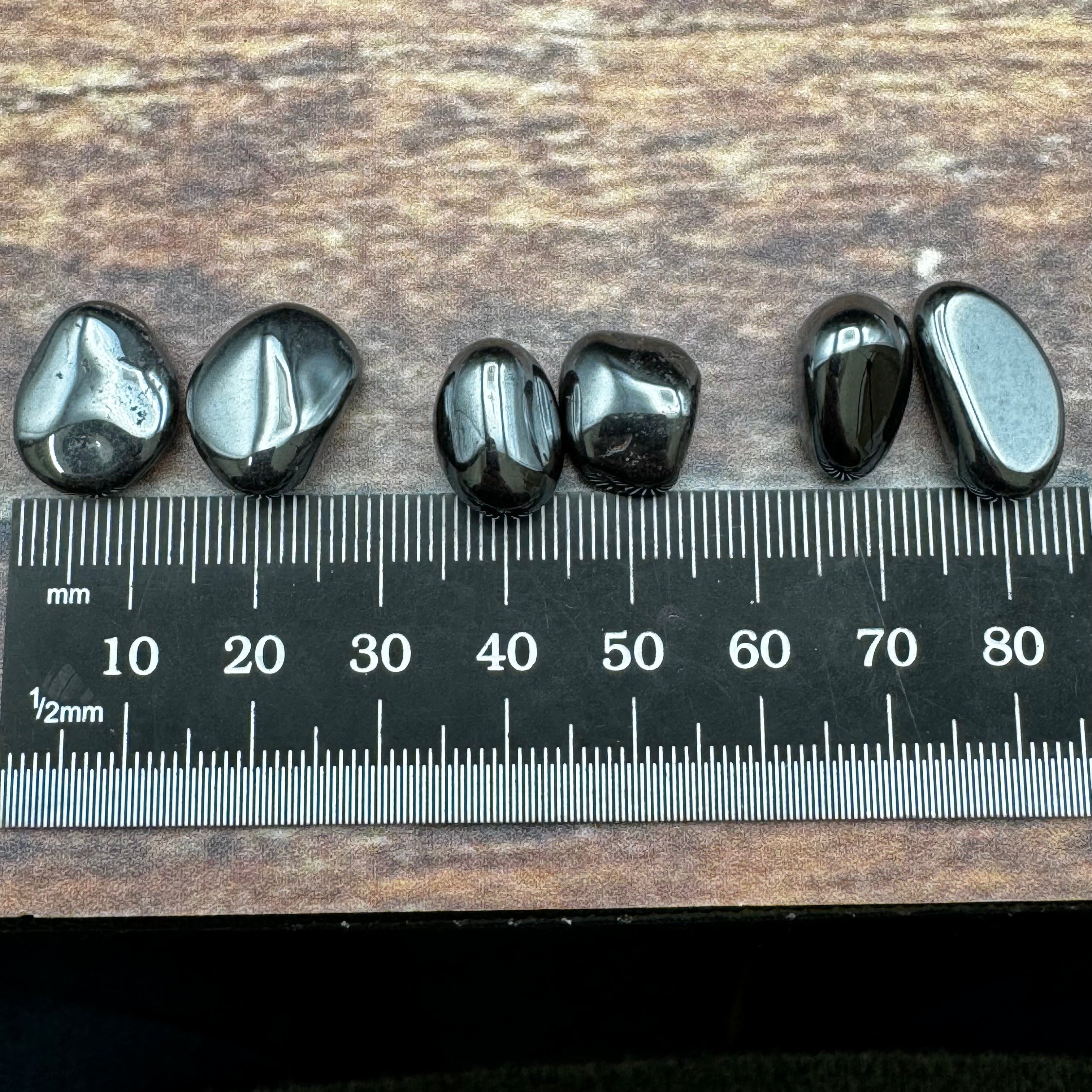 Hematite Point Pair, Polished