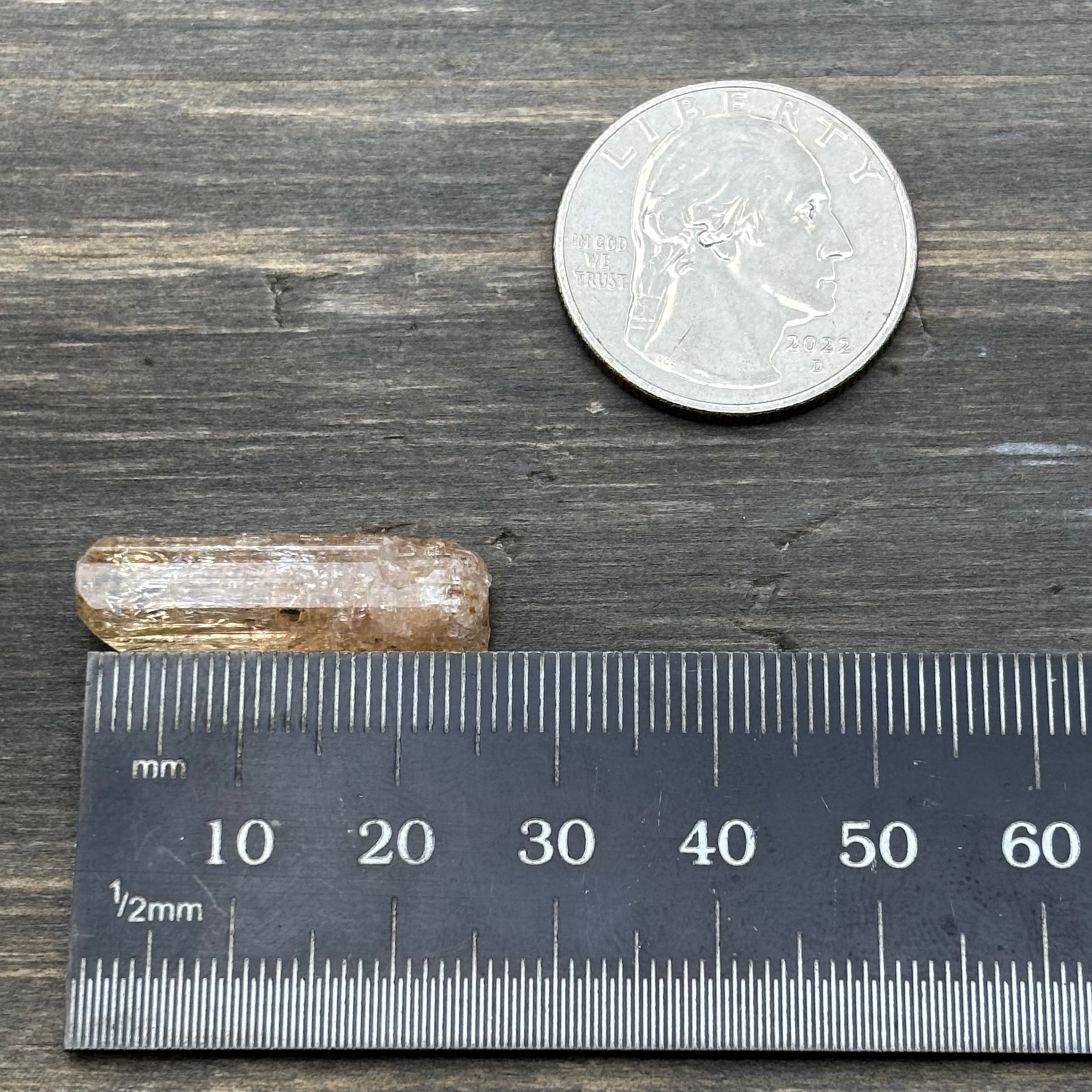 Imperial Topaz Natural Full Terminated Crystal - 213