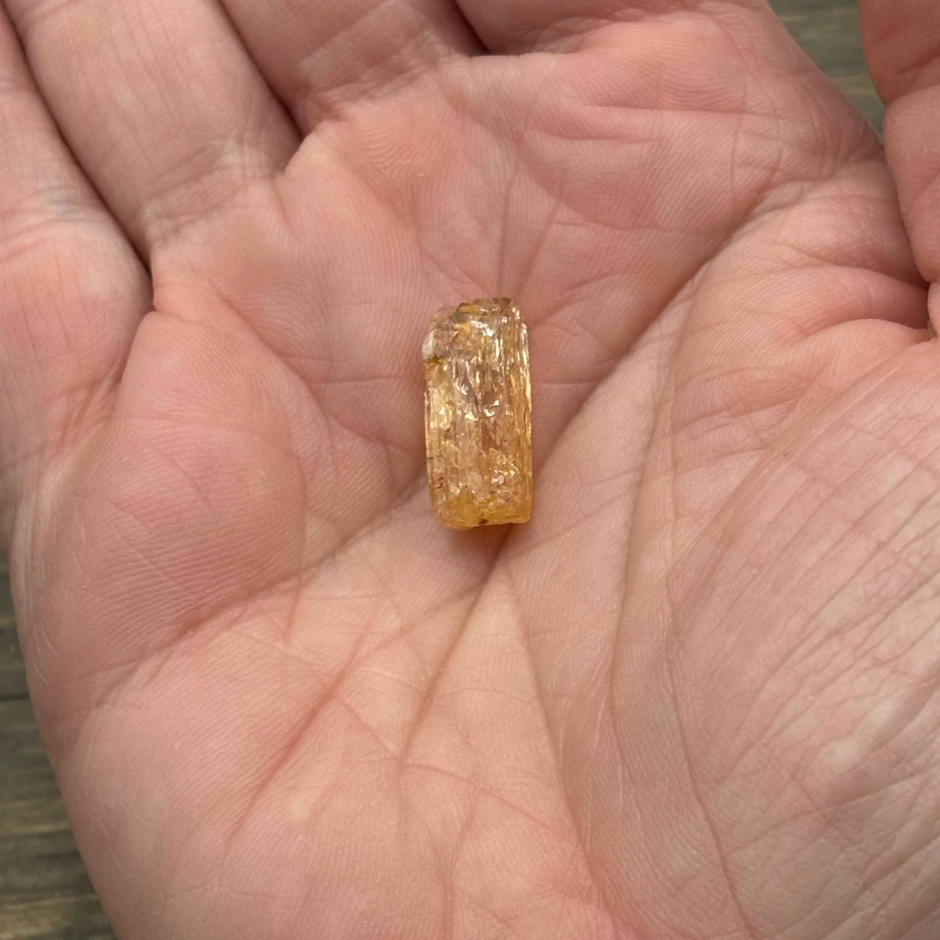 Imperial Topaz Natural Full Terminated Crystal - 214
