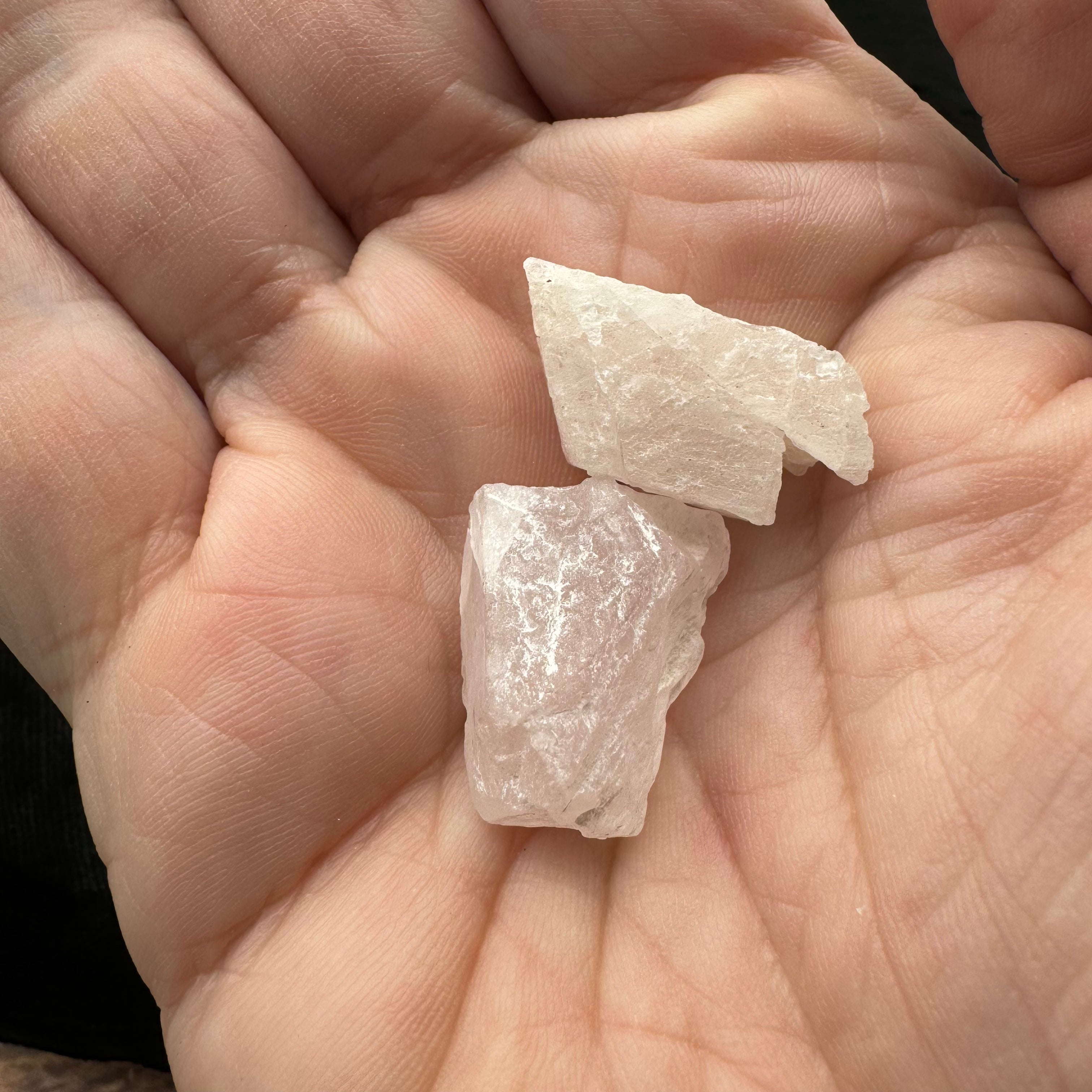 Morganite Point Pair