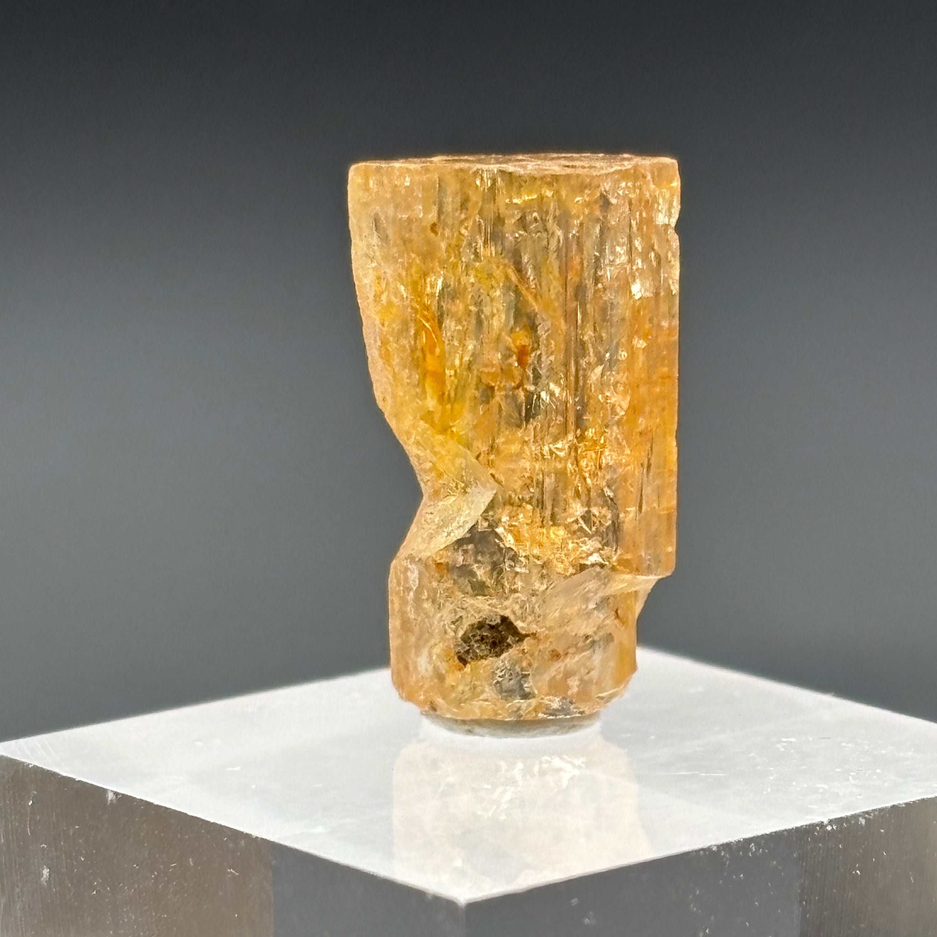 Imperial Topaz Natural Full Terminated Crystal - 219