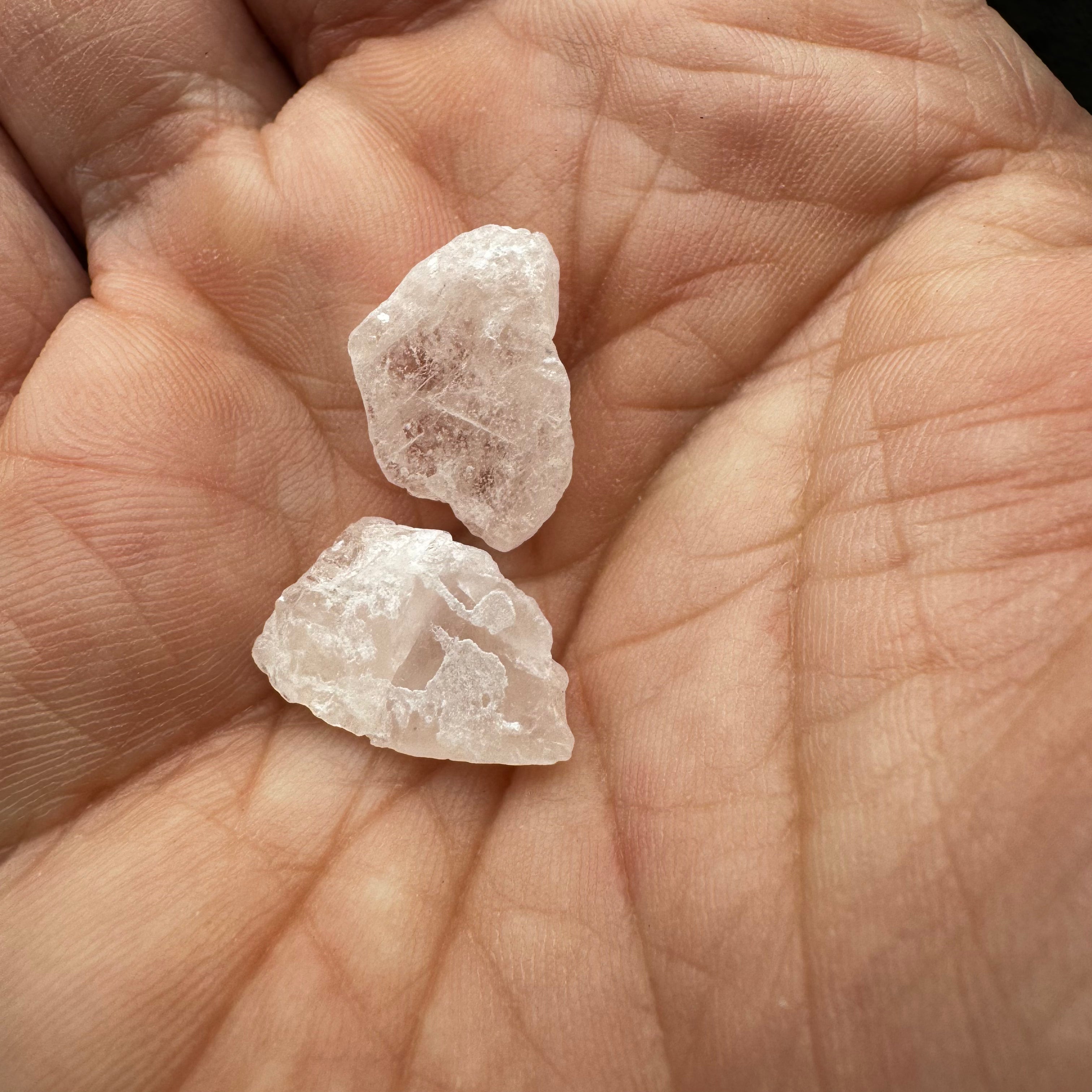 Morganite Point Pair