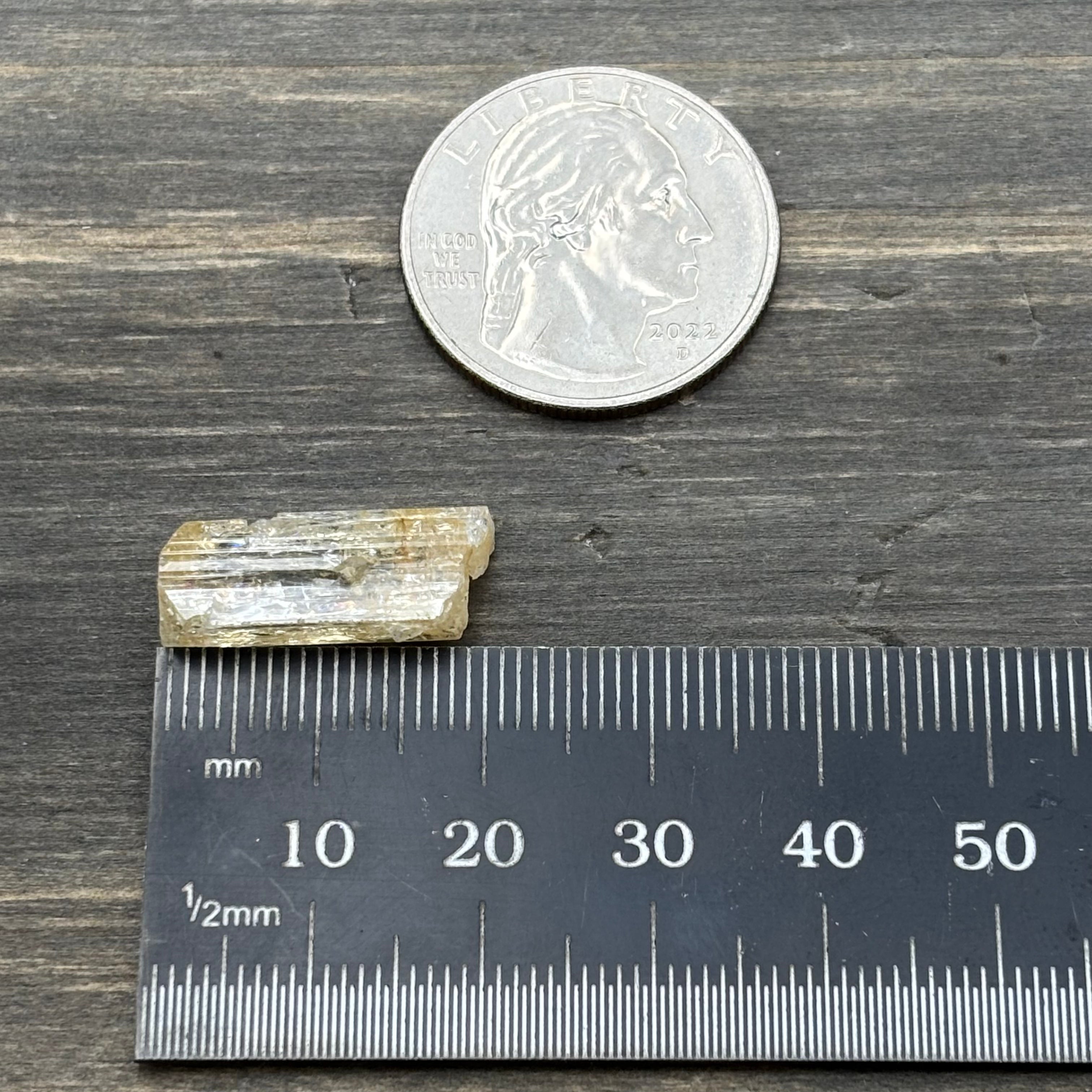 Imperial Topaz Natural Full Terminated Crystal - 220