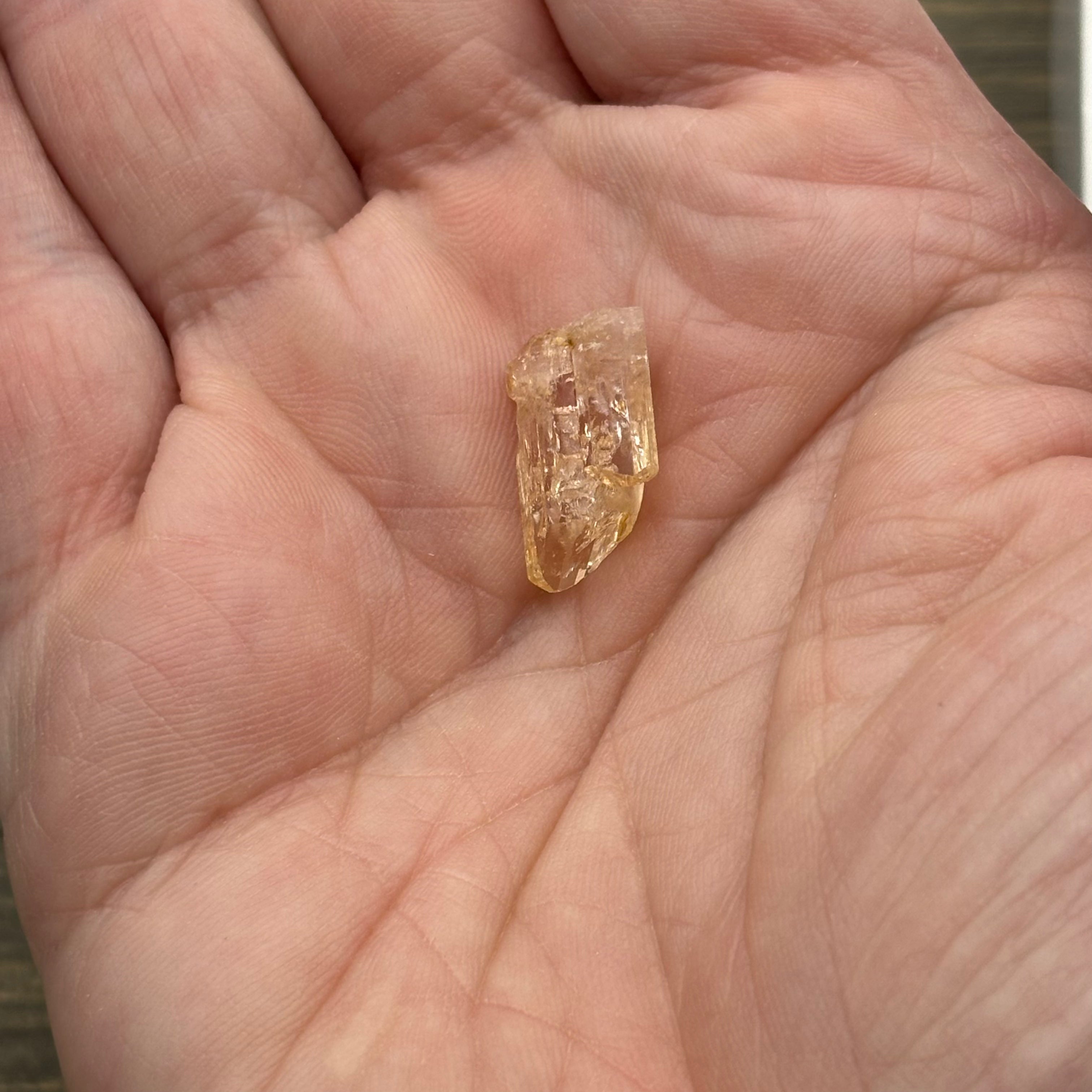 Imperial Topaz Natural Full Terminated Crystal - 221