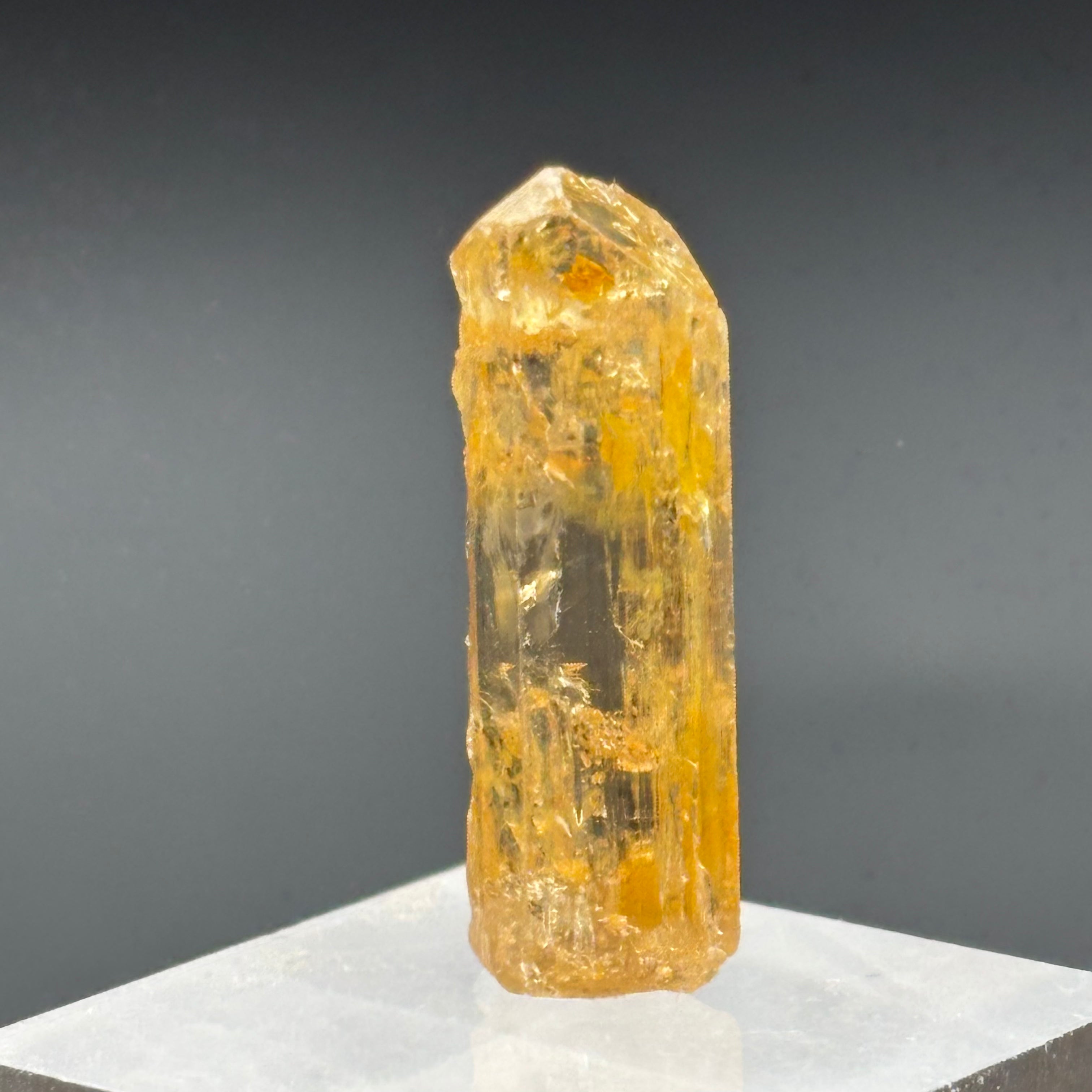 Imperial Topaz Natural Full Terminated Crystal - 222