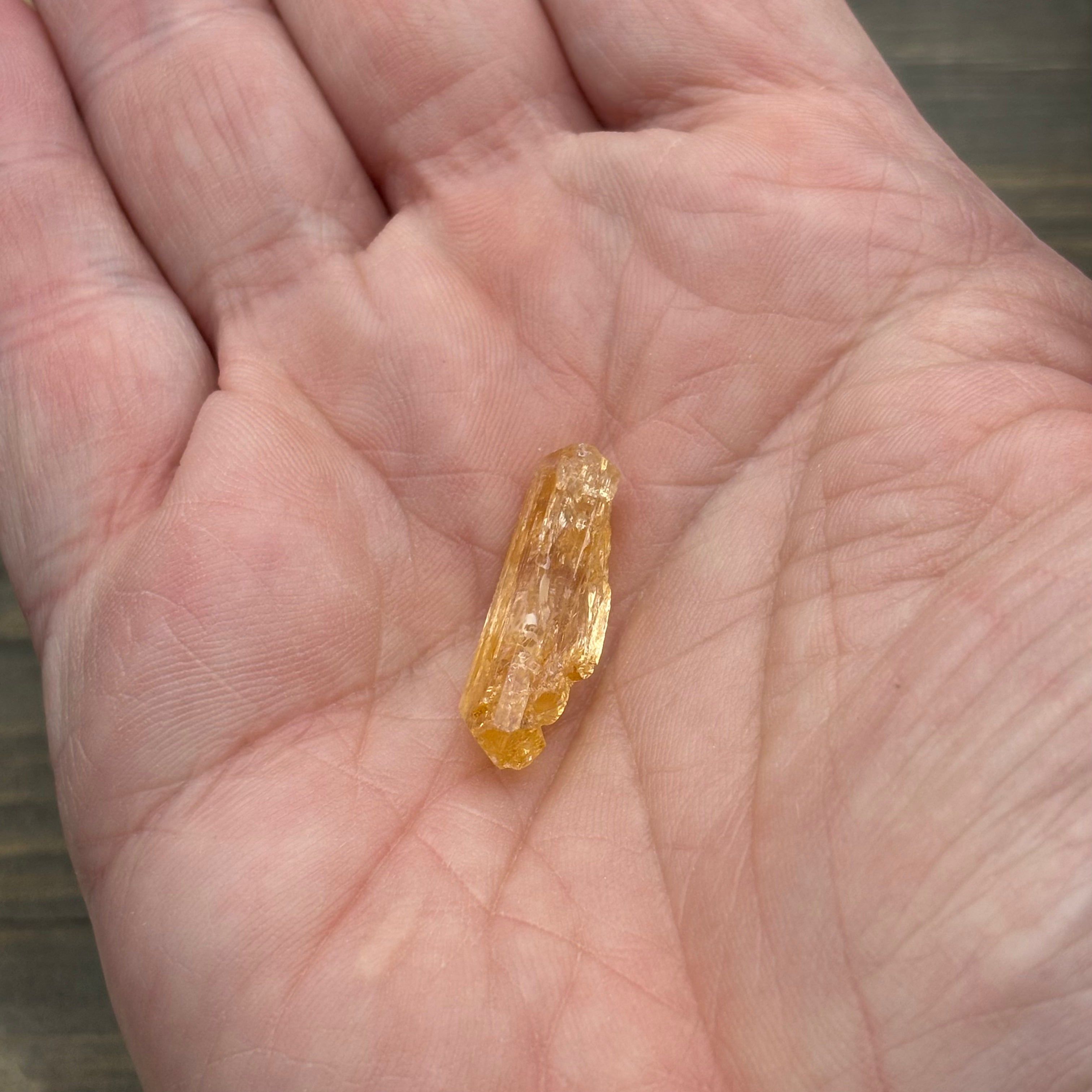 Imperial Topaz Natural Full Terminated Crystal - 222