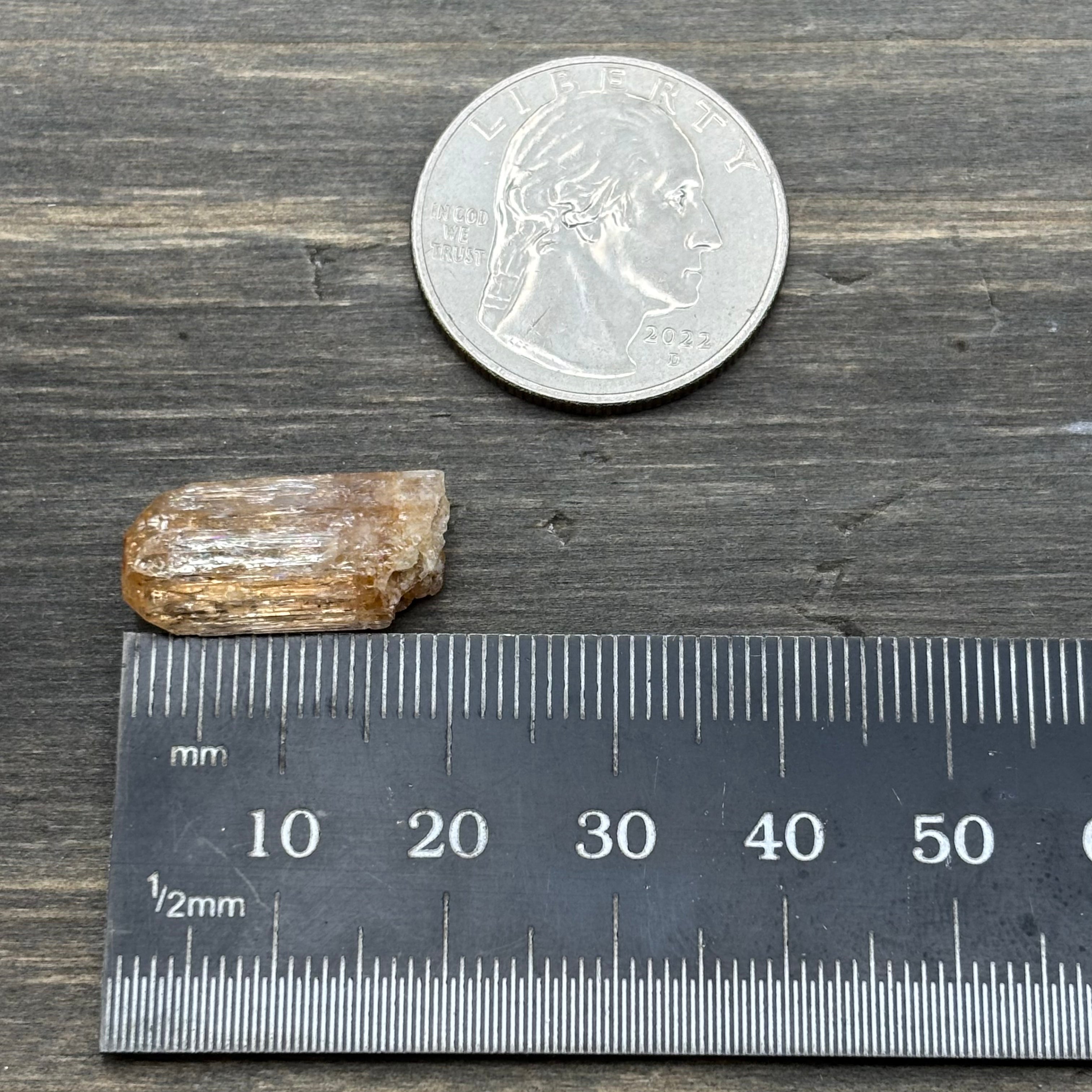 Imperial Topaz Natural Full Terminated Crystal - 224