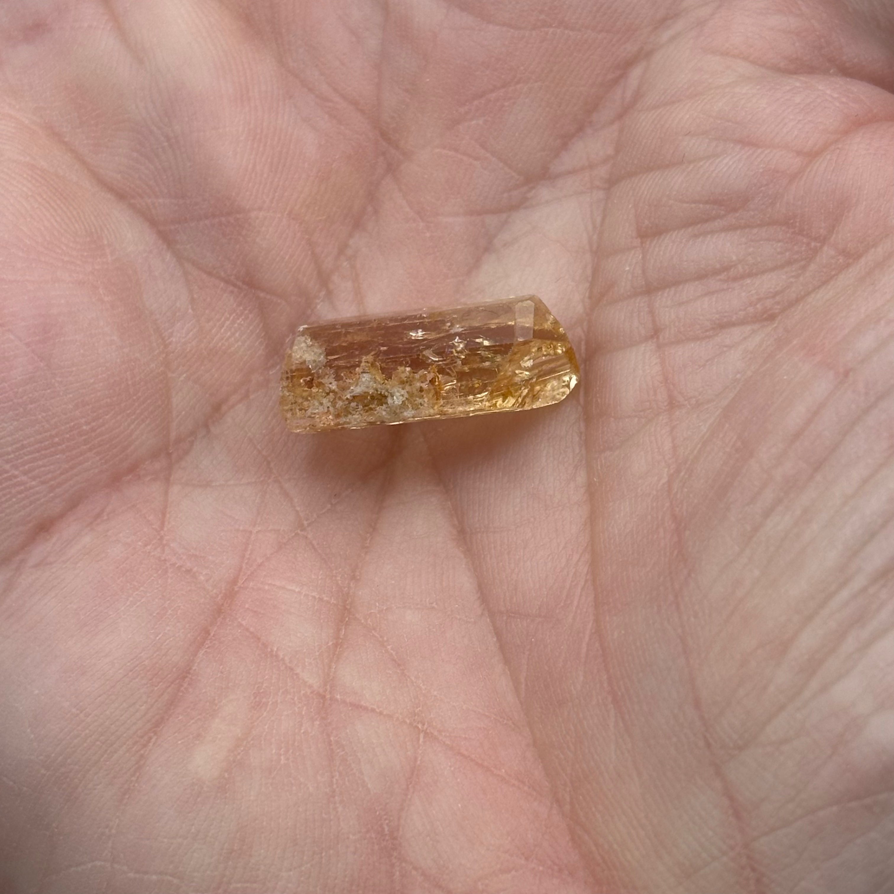 Imperial Topaz Natural Full Terminated Crystal - 229