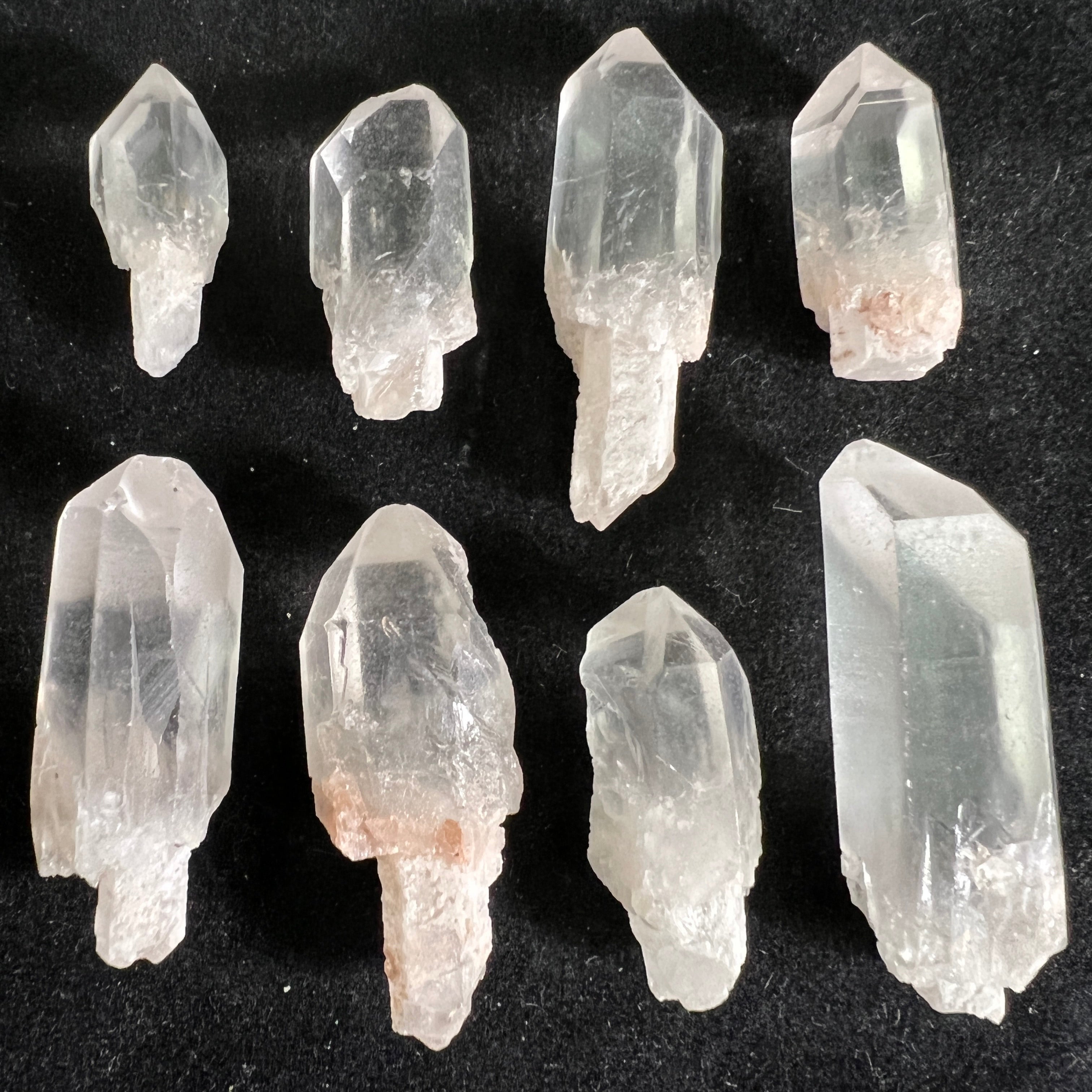 Quartz Scepter Crystals, Kit of 8