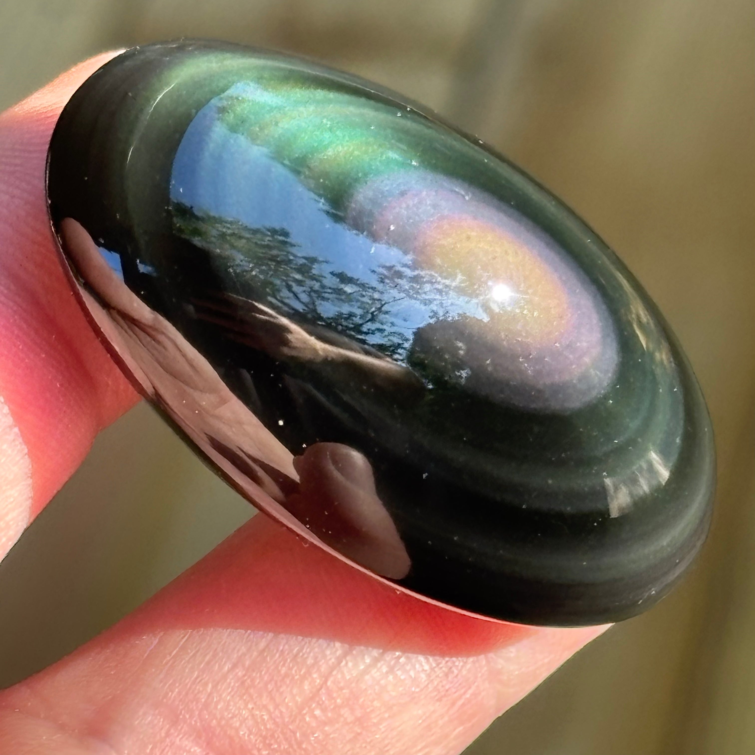 Rainbow Obsidian Talisman  -  207