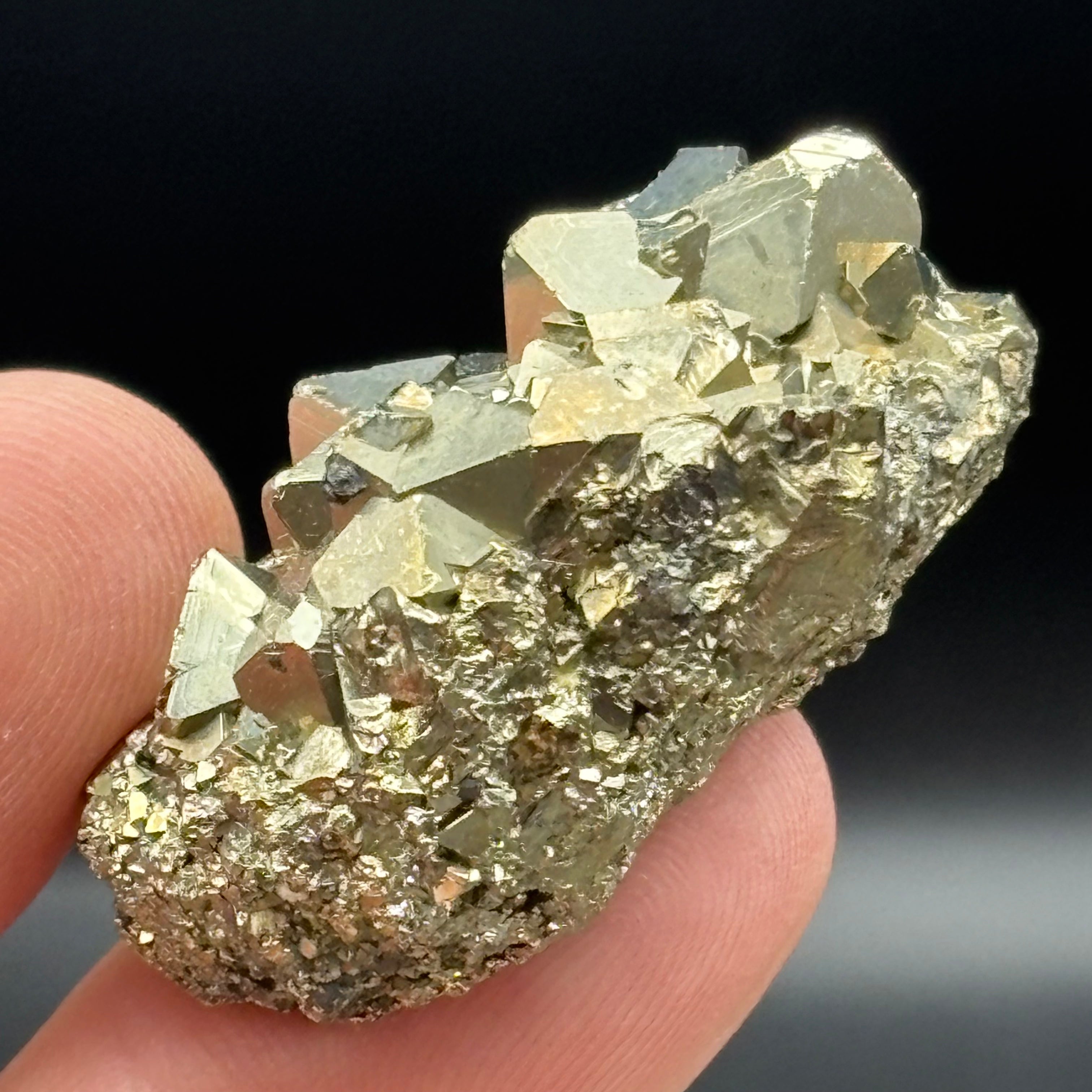 Peruvian Pyrite Crystal - 206