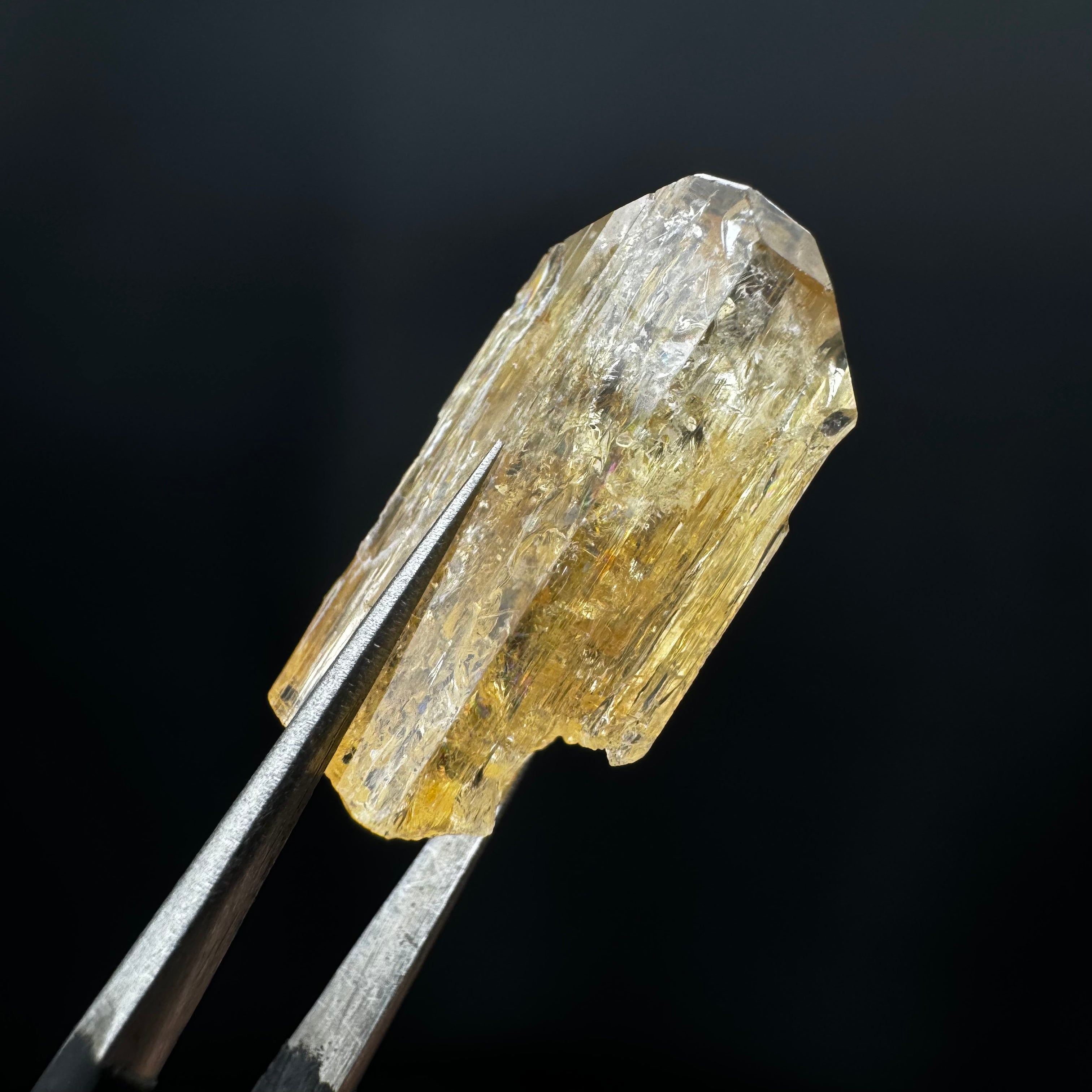 Imperial Topaz Natural Full Terminated Crystal - 201