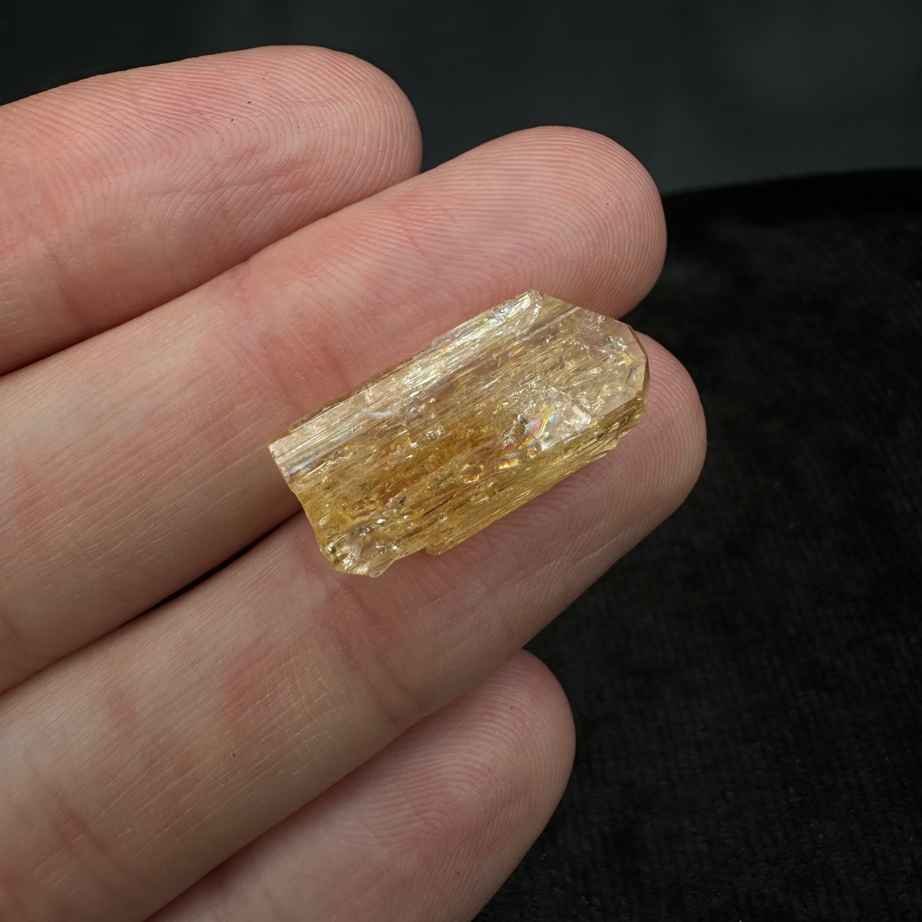 Imperial Topaz Natural Full Terminated Crystal - 201