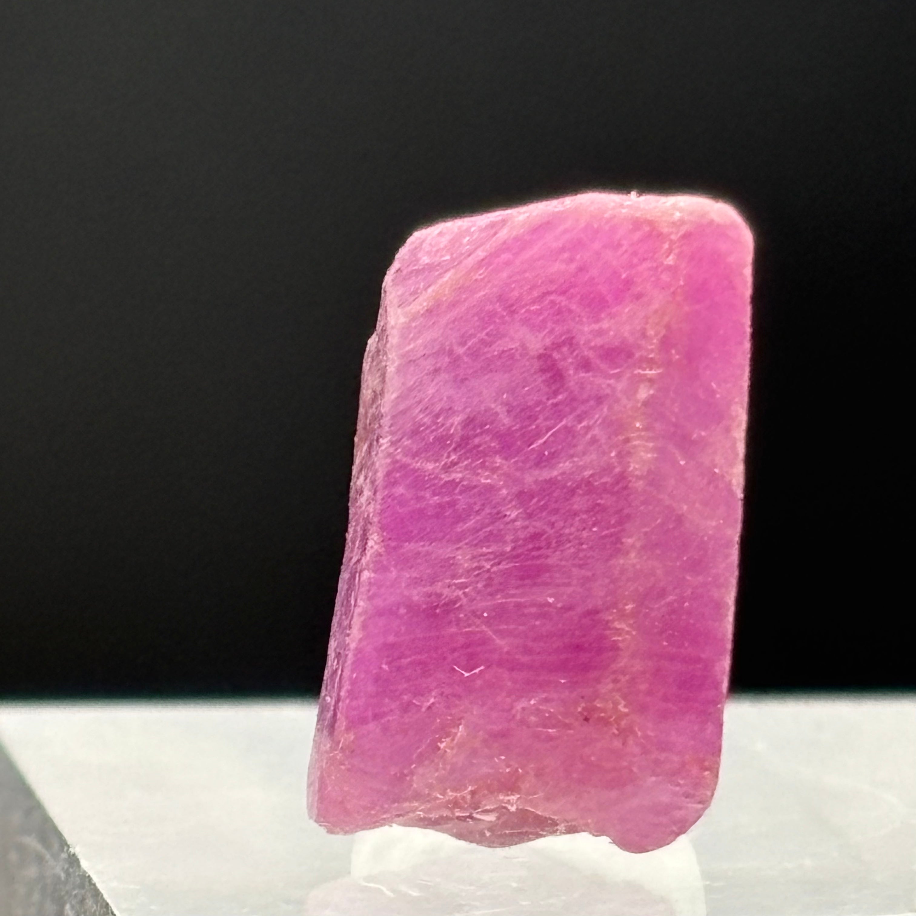 Natural Fluorescent Ruby Crystal - 037