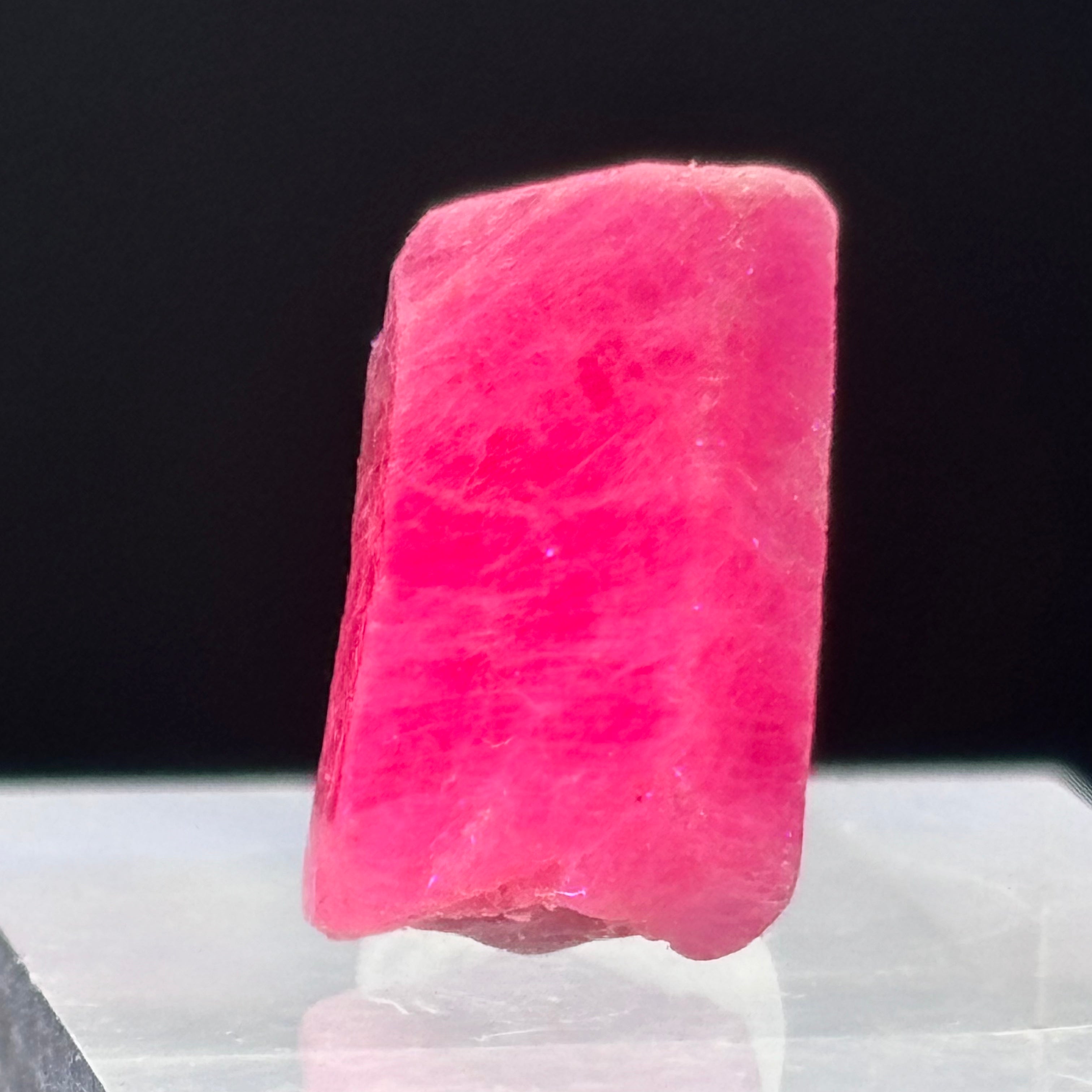 Natural Fluorescent Ruby Crystal - 037