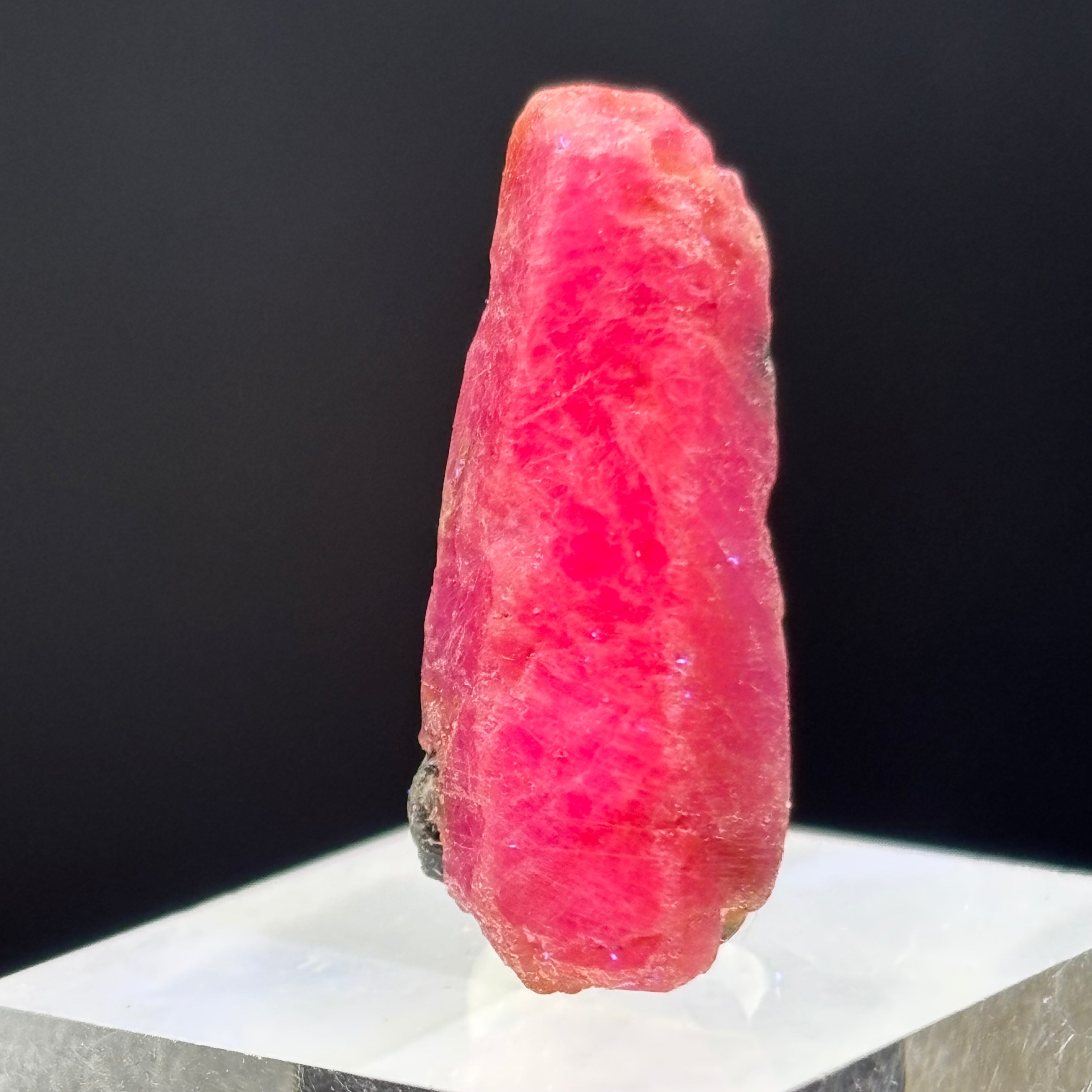 Natural Fluorescent Ruby Crystal - 043
