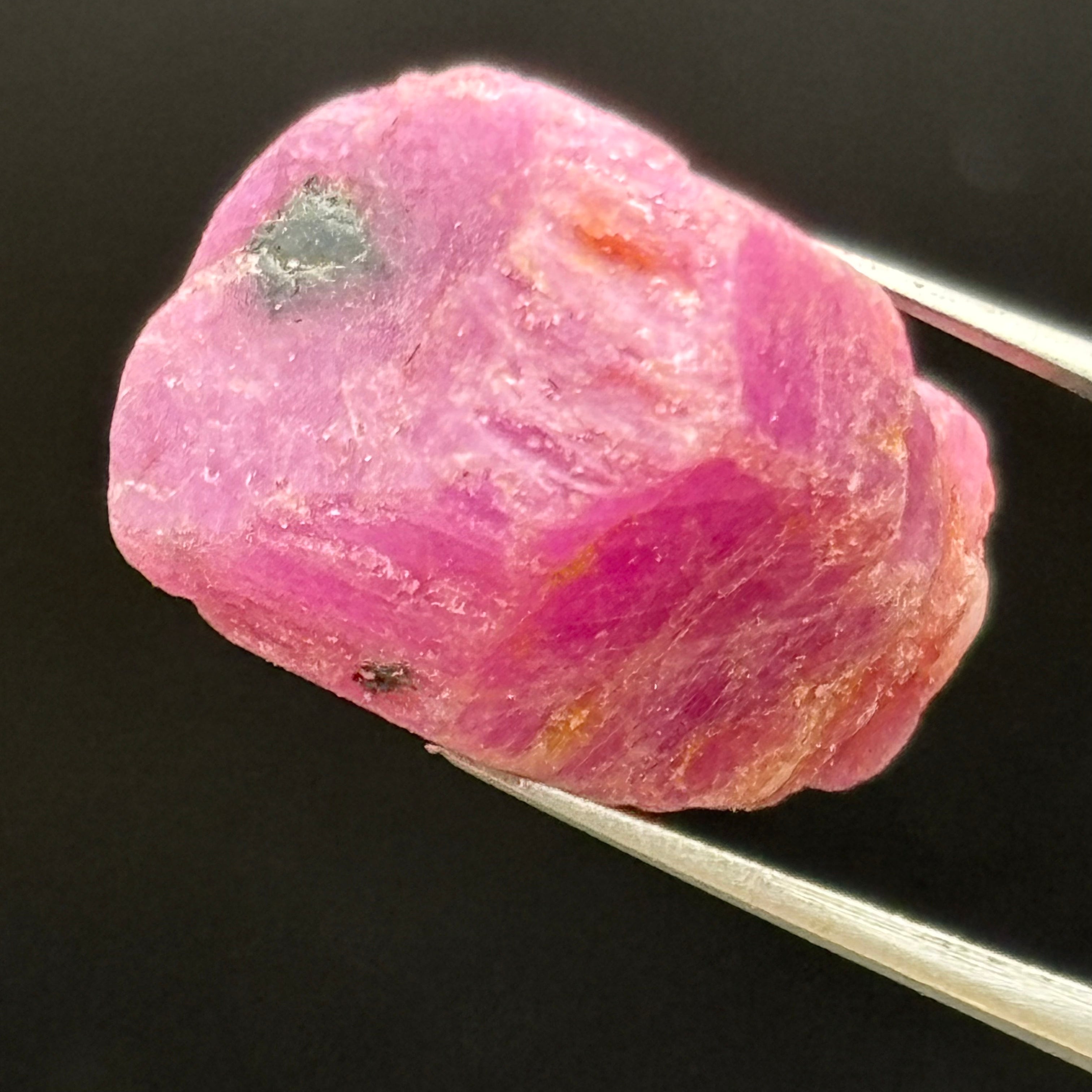 Natural Fluorescent Ruby Crystal - 069