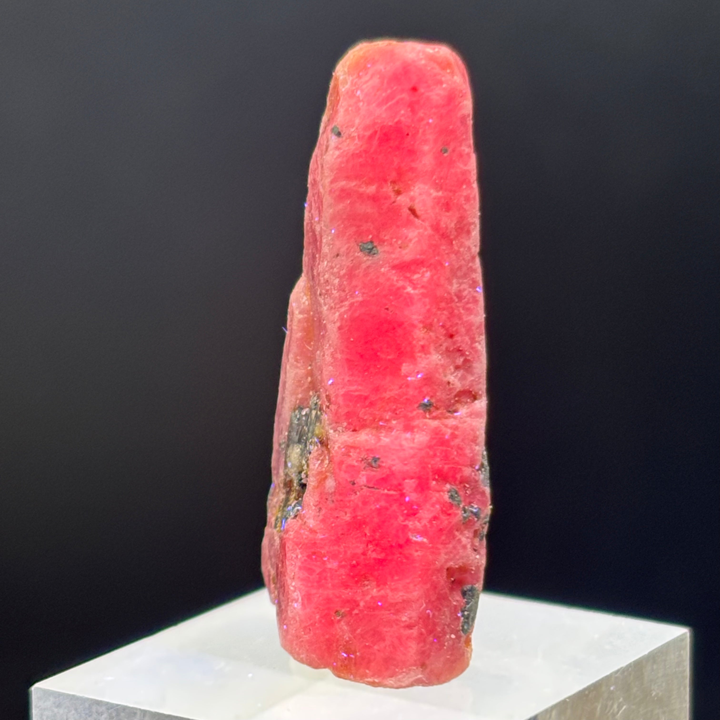 Natural Fluorescent Ruby Crystal - 071