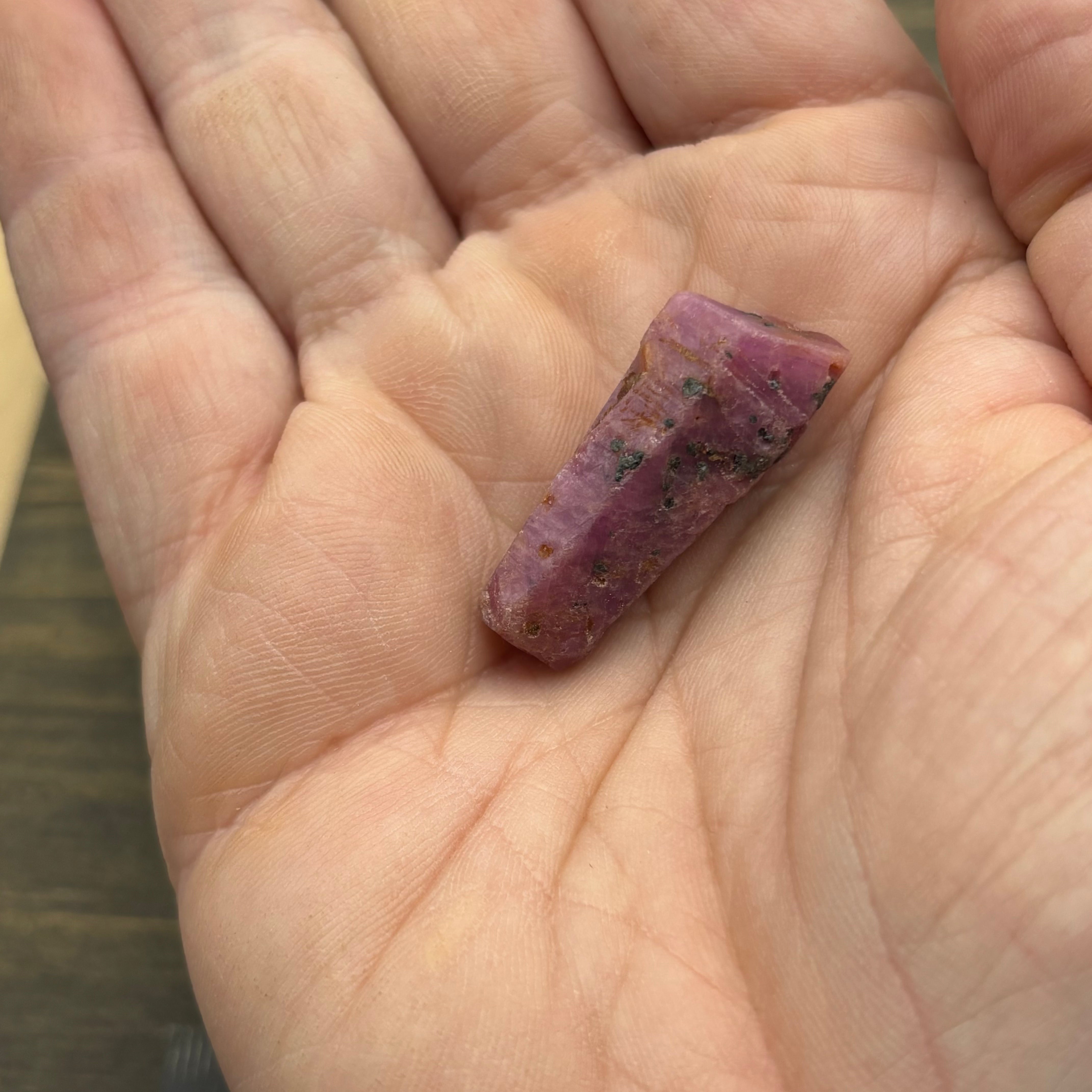 Natural Fluorescent Ruby Crystal - 071