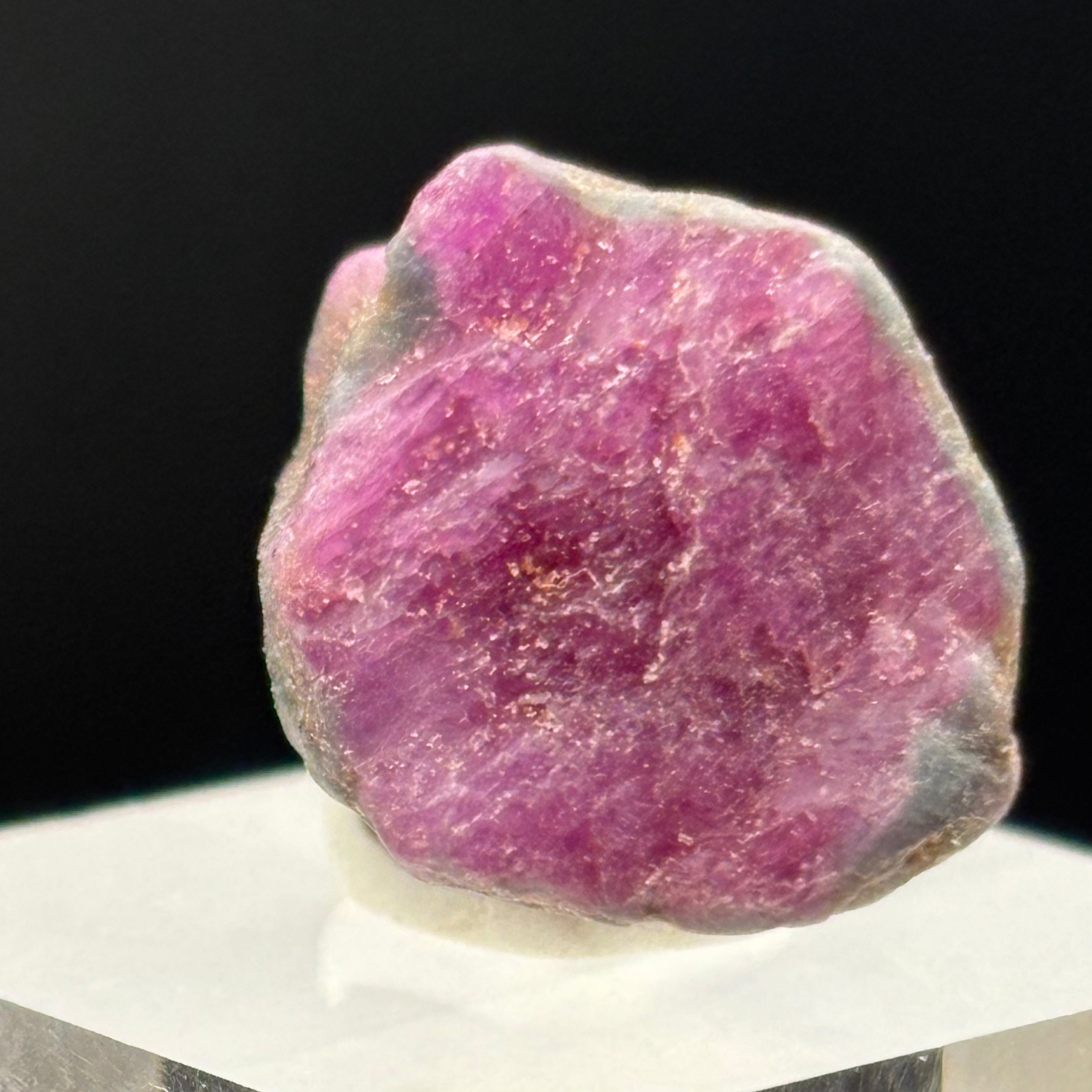 Natural Fluorescent Ruby Crystal - 073