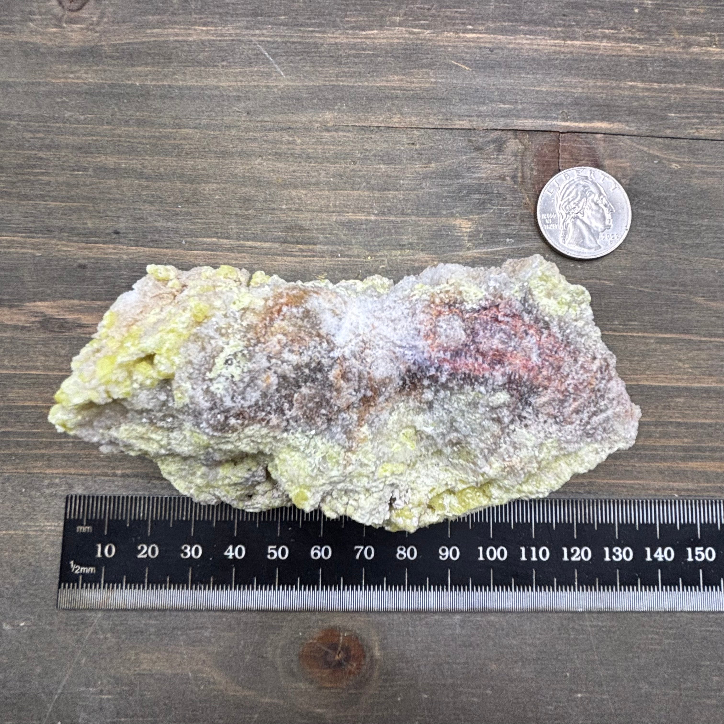 Sulfur on Quartz - 104