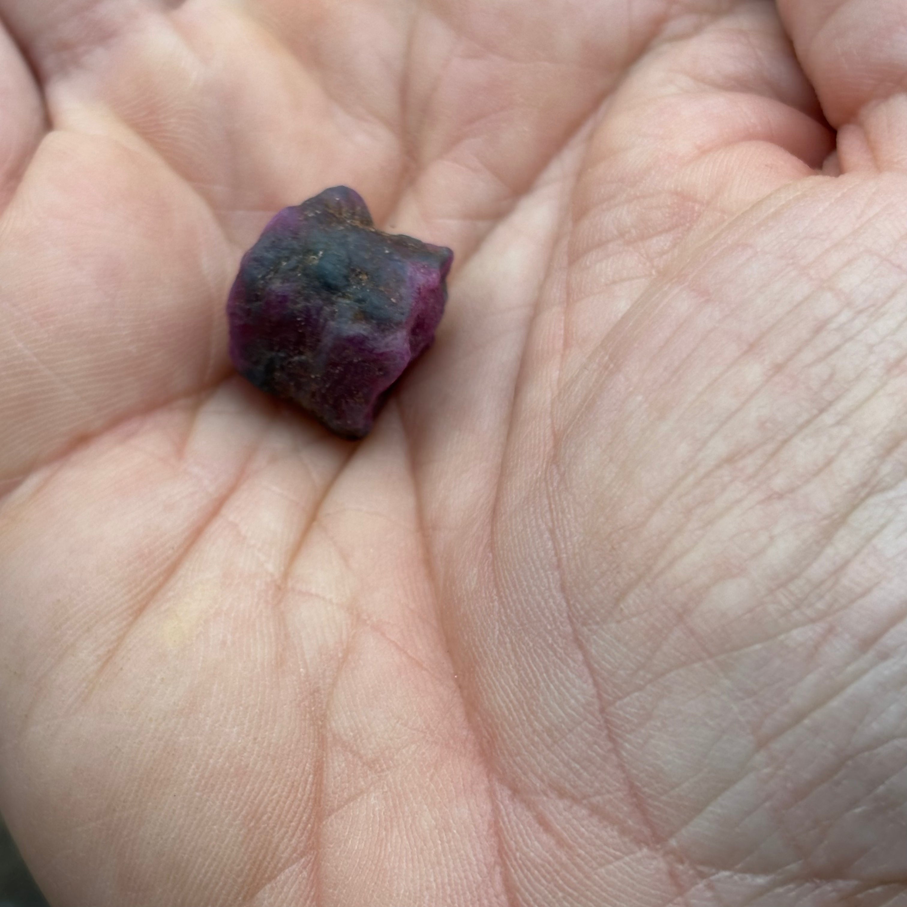 Natural Fluorescent Ruby Crystal - 073