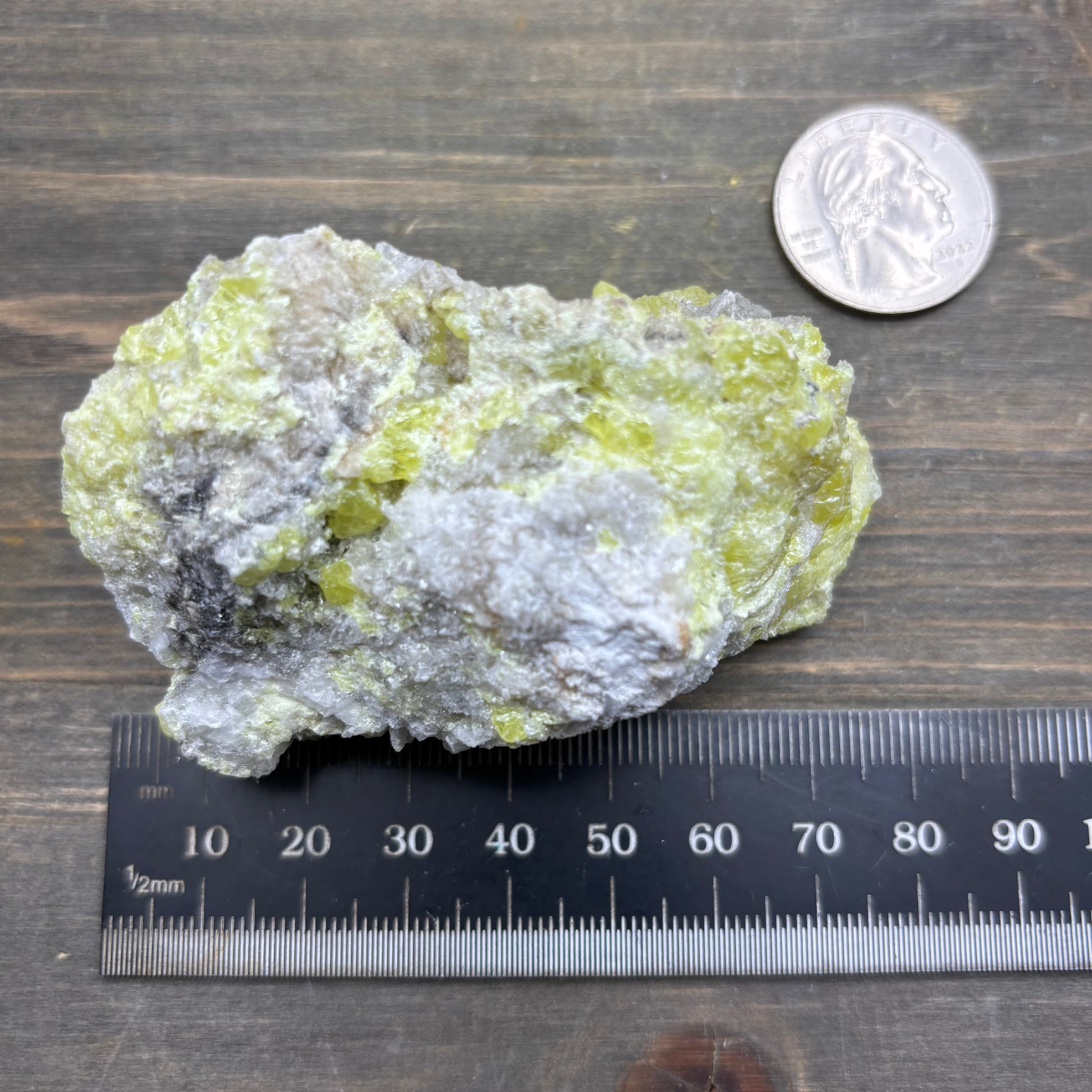 Sulfur on Quartz - 105