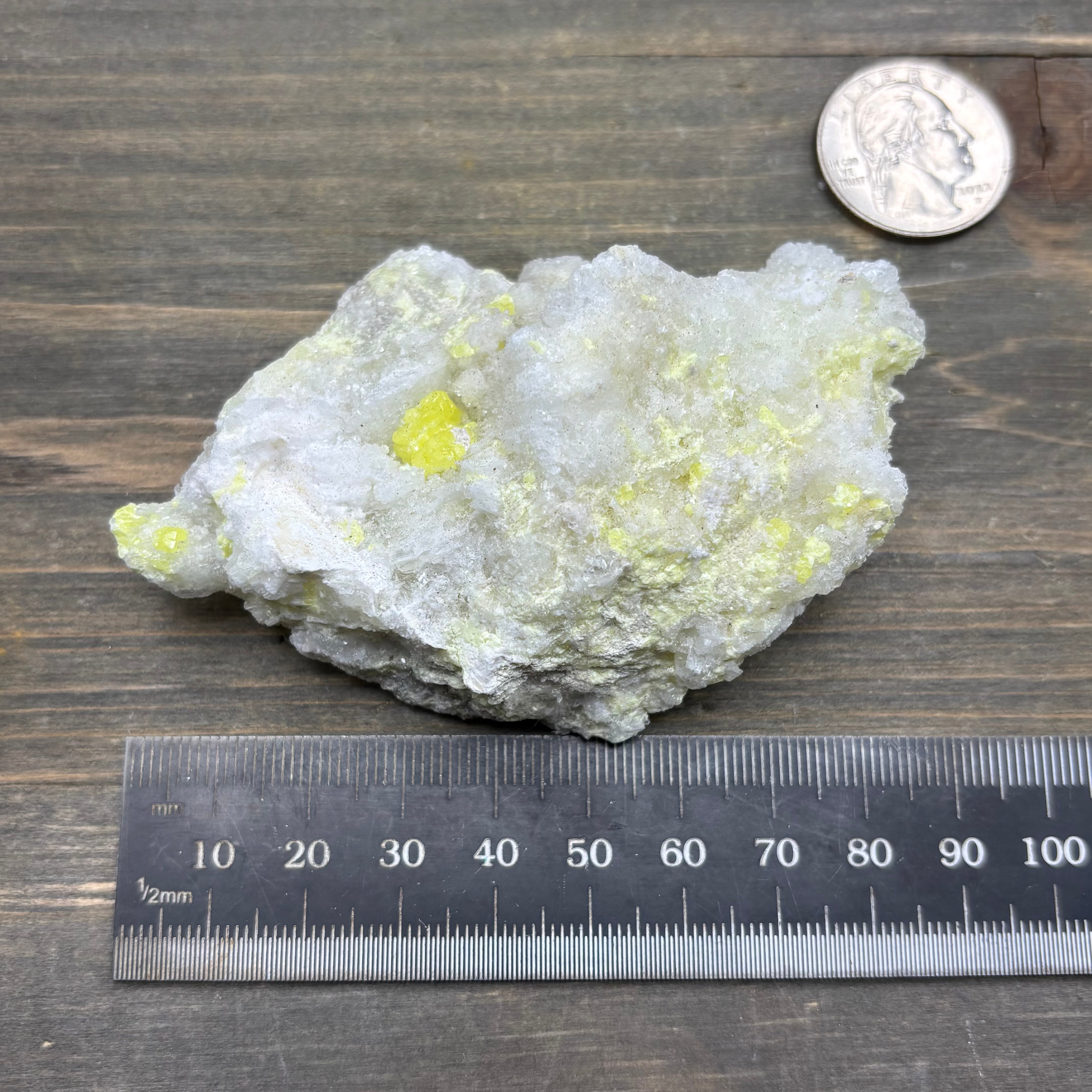 Sulfur on Quartz - 107