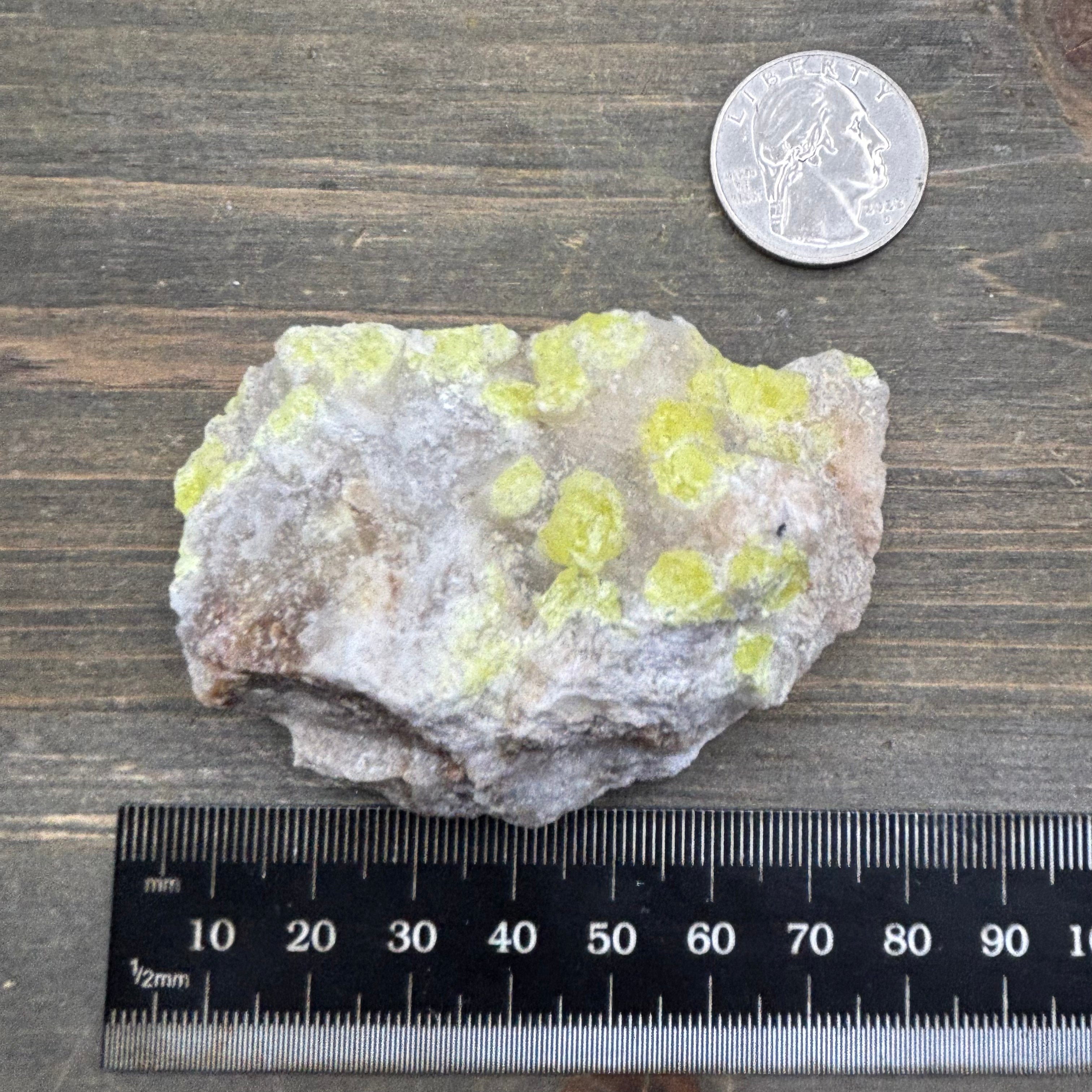 Sulfur on Quartz - 111