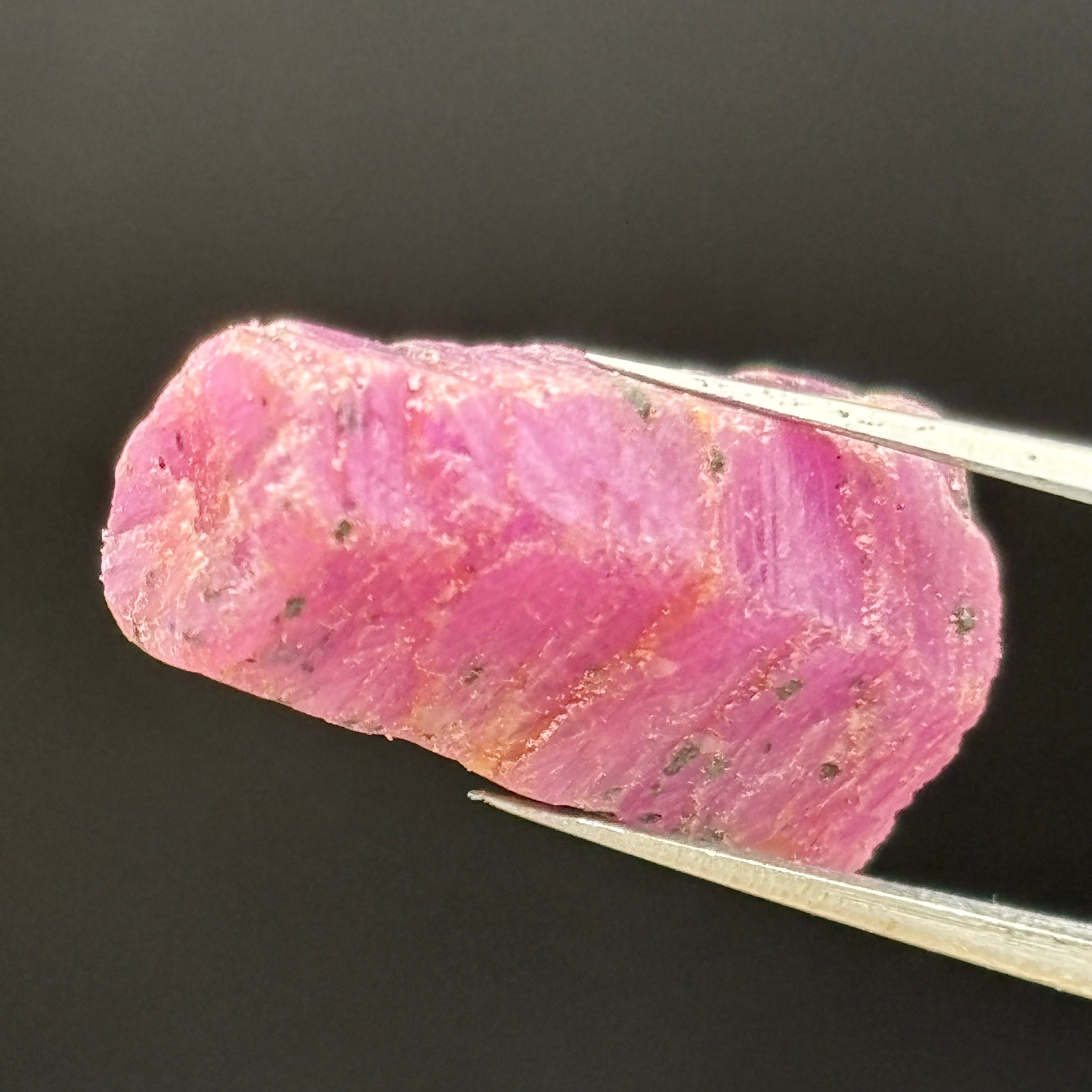 Natural Fluorescent Ruby Crystal - 085
