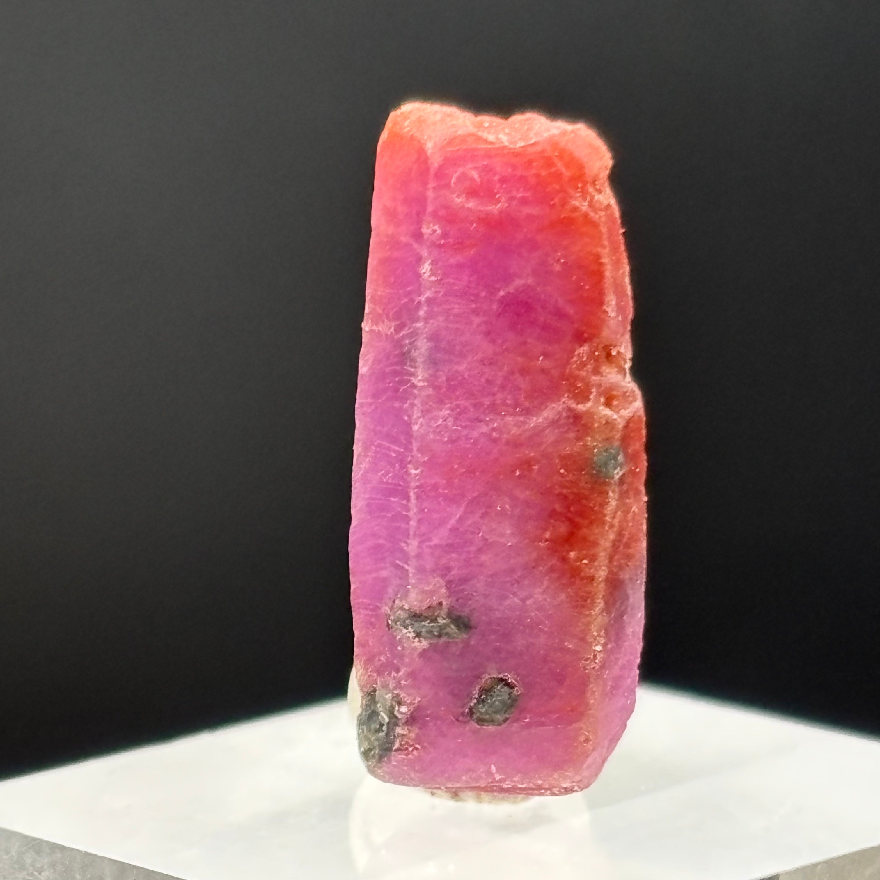 Natural Fluorescent Ruby Crystal - 086