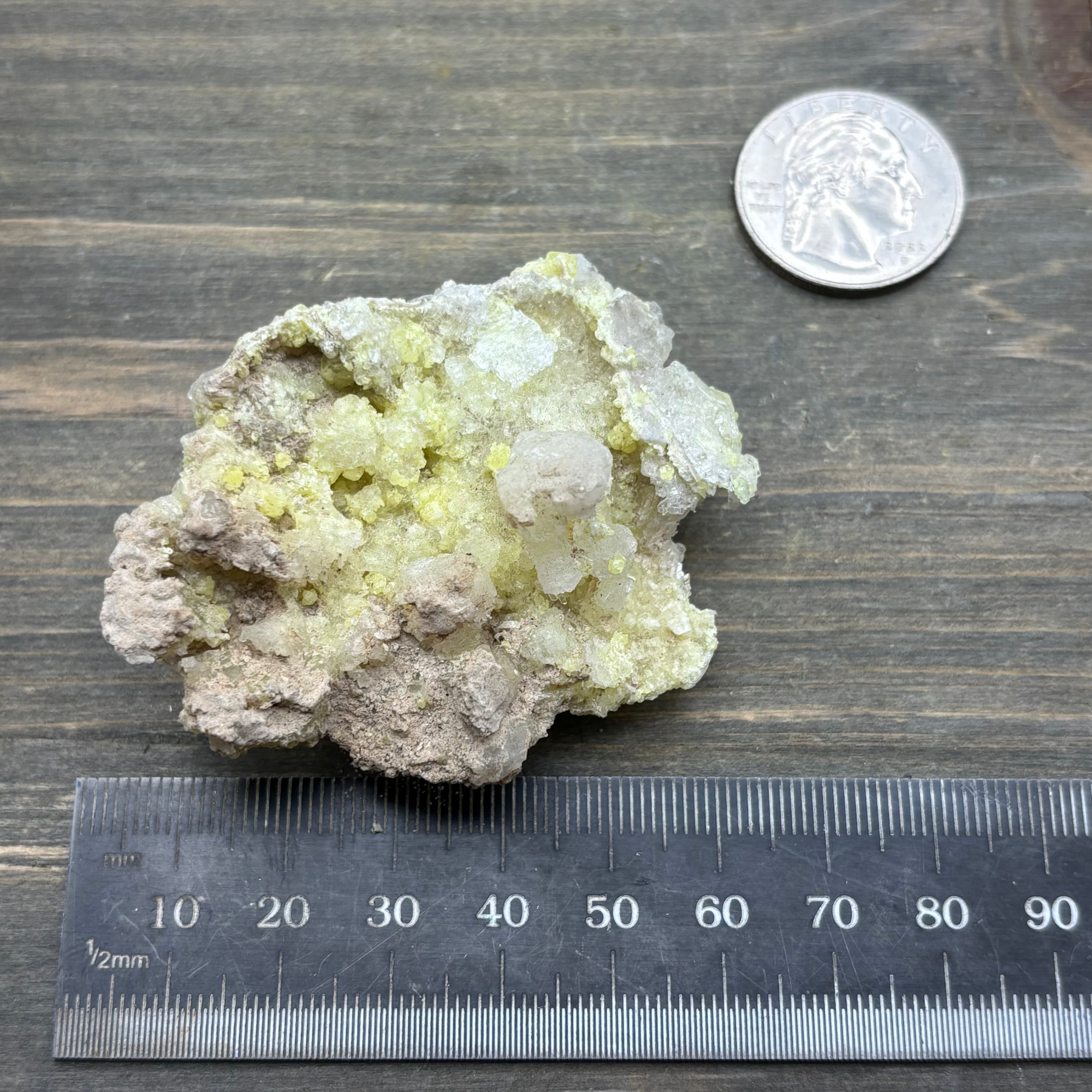 Sulfur on Quartz - 127